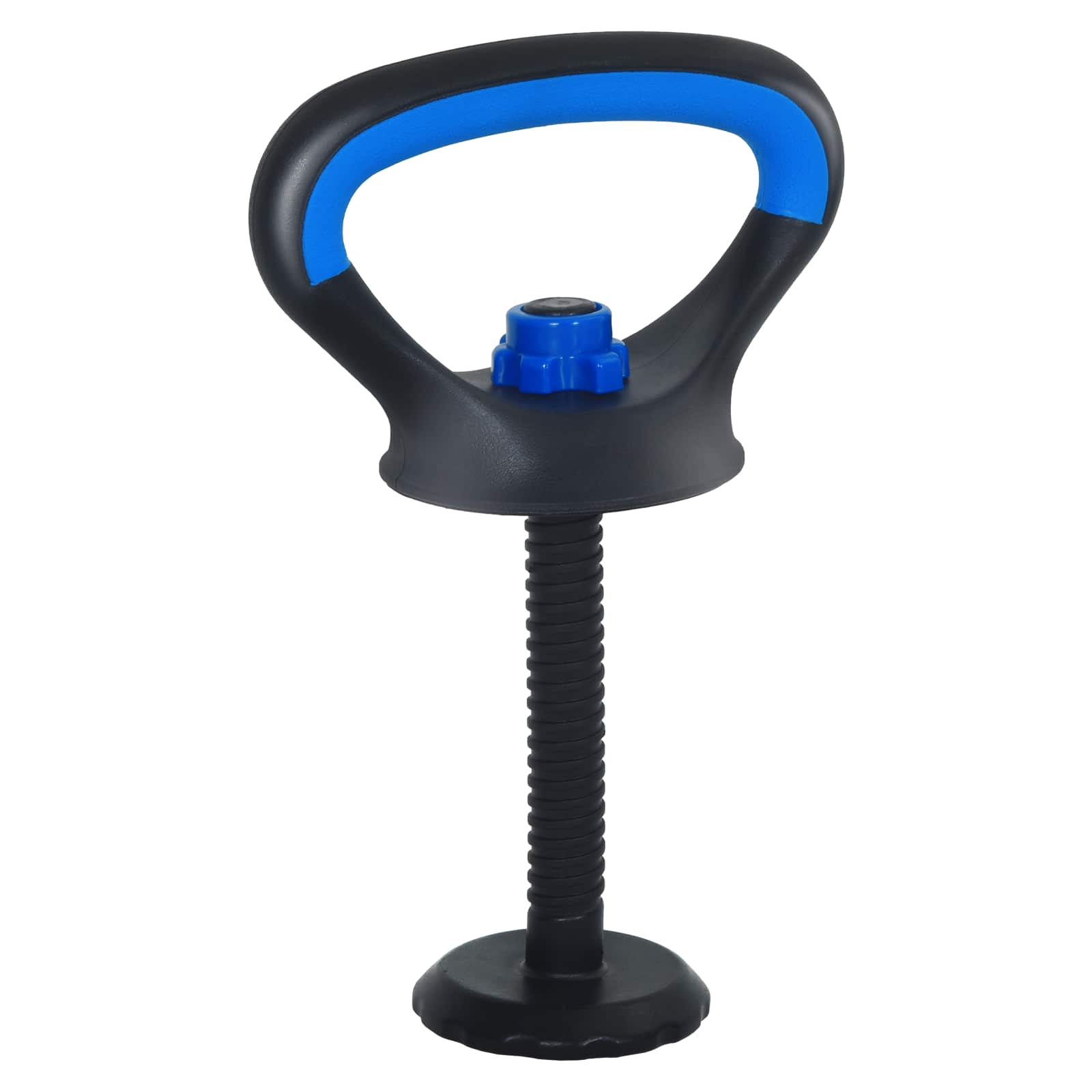 4-u-1 set bučica, brojčana i kettlebell 20 kg Crna i Plava