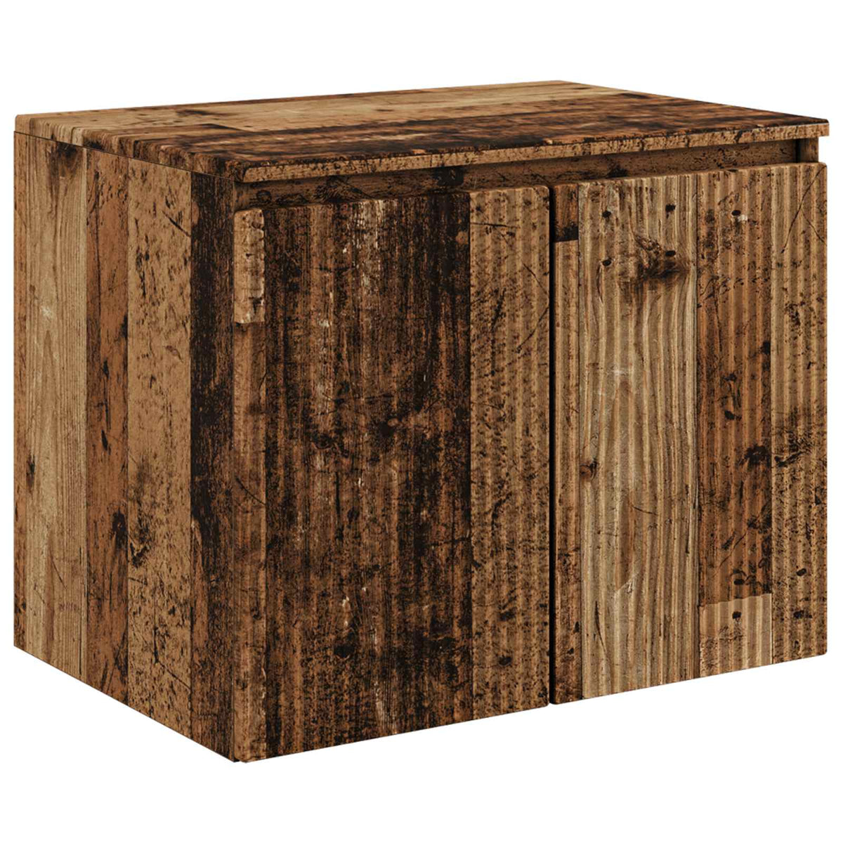 Set ormarića za kupaonicu 3 kom. Staro drvo 49,5 x 44,5 x 65 cm