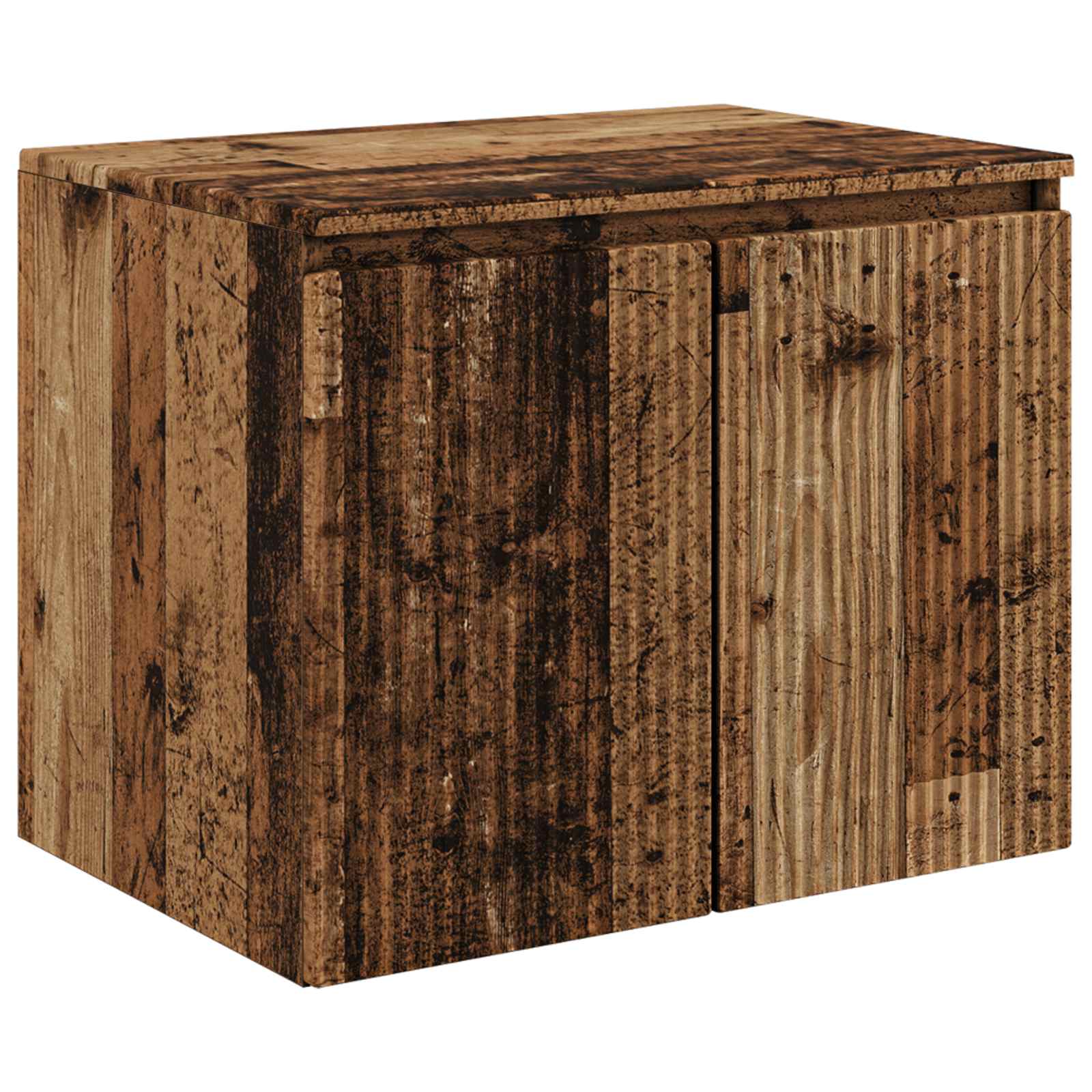 Set ormarića za kupaonicu 3 kom. Staro drvo 49,5 x 44,5 x 66 cm