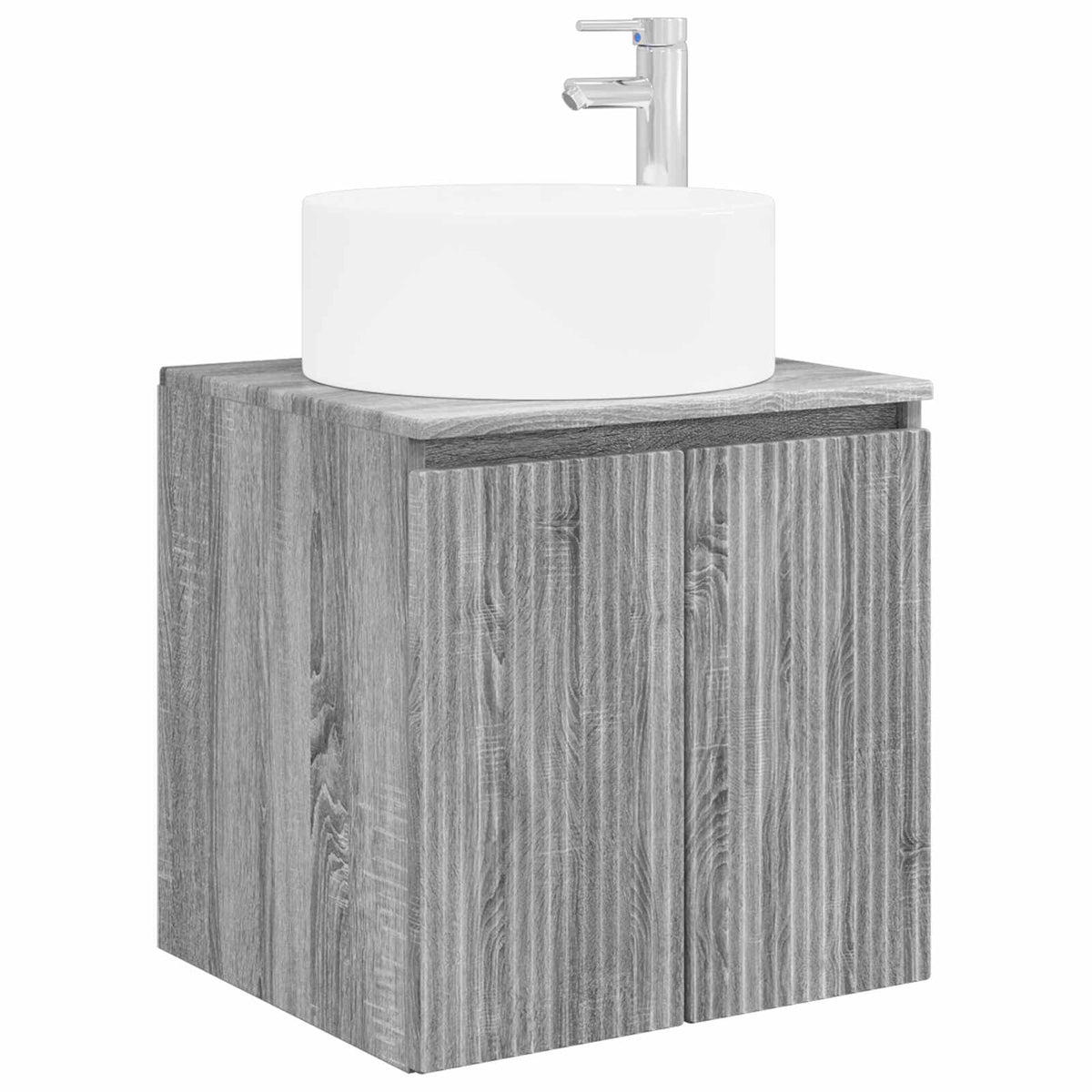 Set ormarića za kupaonicu 3 kom. Siva Sonoma 49,5 x 44,5 x 65,5 cm