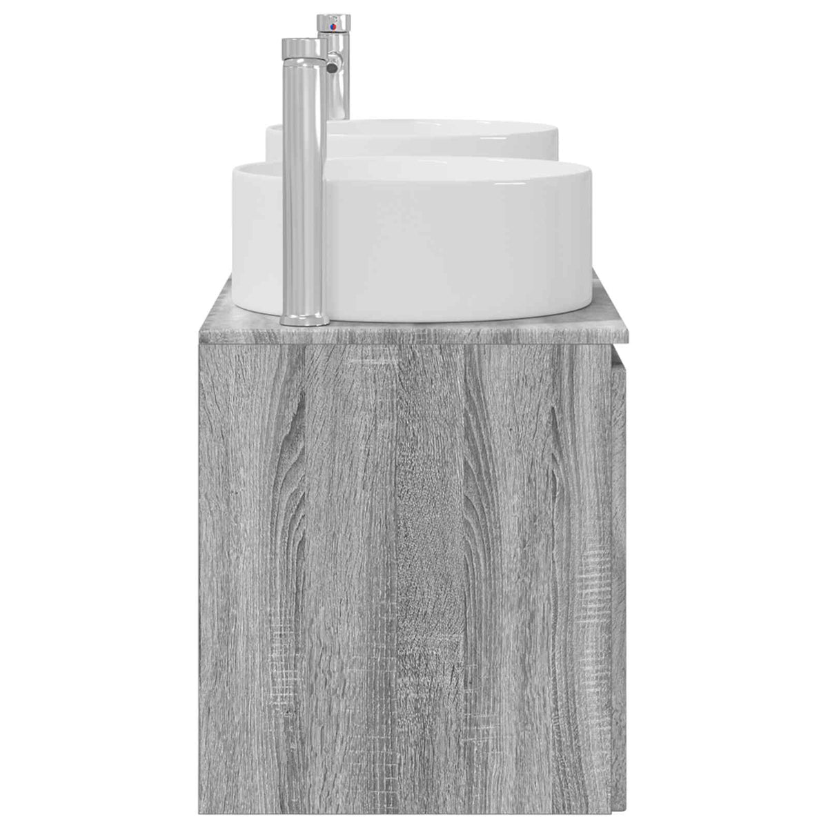 Set ormarića za kupaonicu 3 kom. Siva Sonoma 49,5 x 44,5 x 65,5 cm