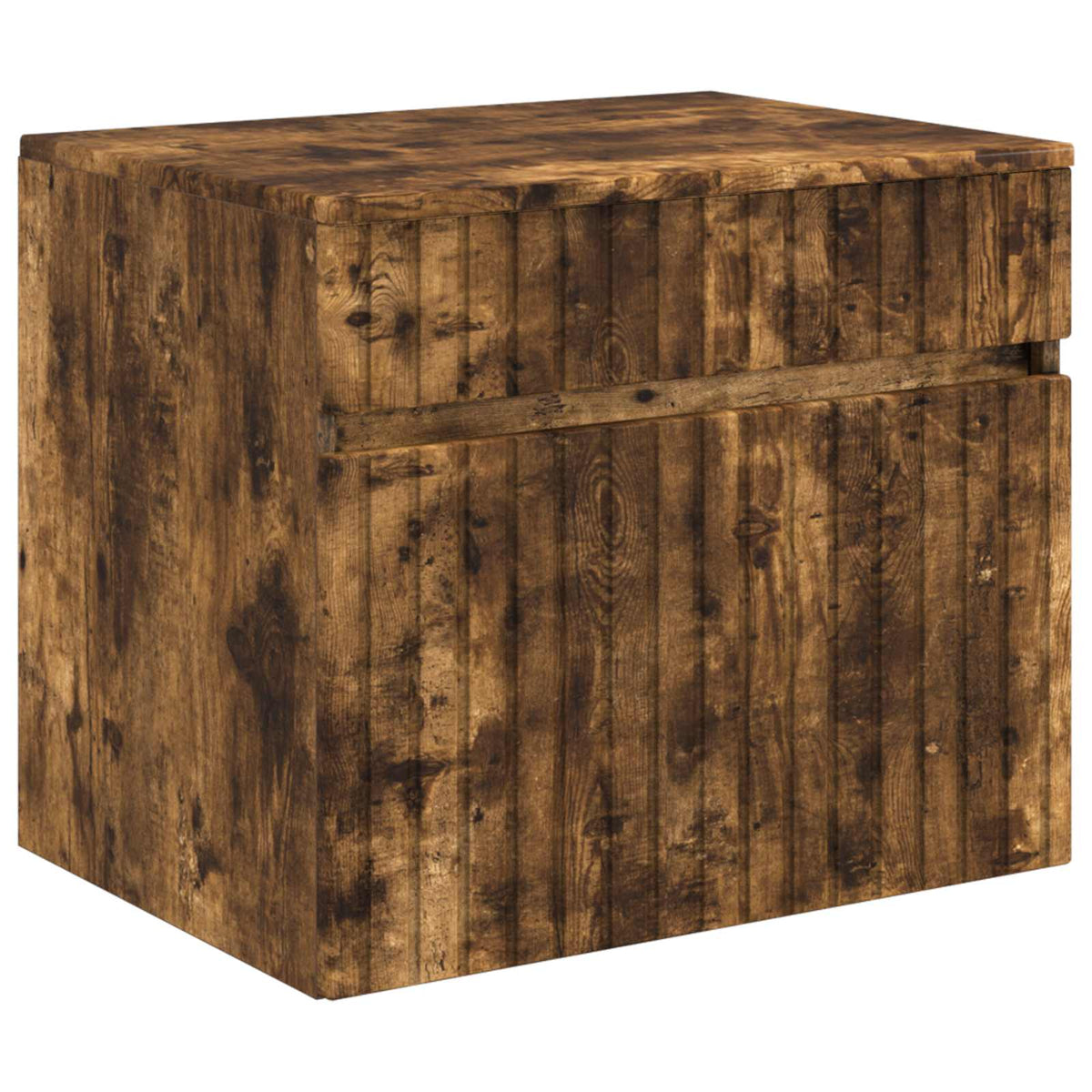 Set ormarića za kupaonicu 3 kom. Dimljeni hrast Smeđa 49 x 44,5 x 65,5 cm