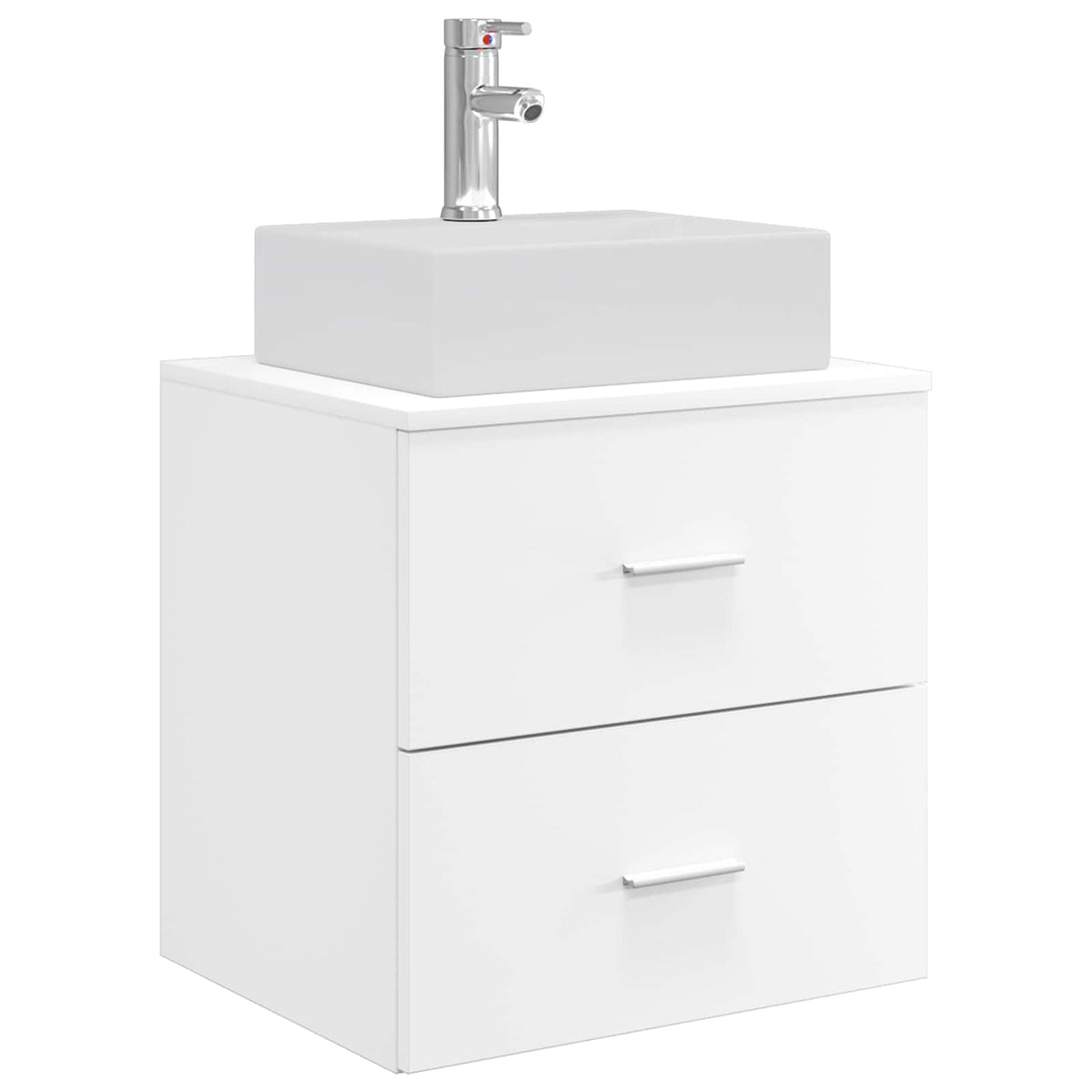 Set ormarića za kupaonicu 3 kom. Bijela 49,5 x 41 x 62,5 cm