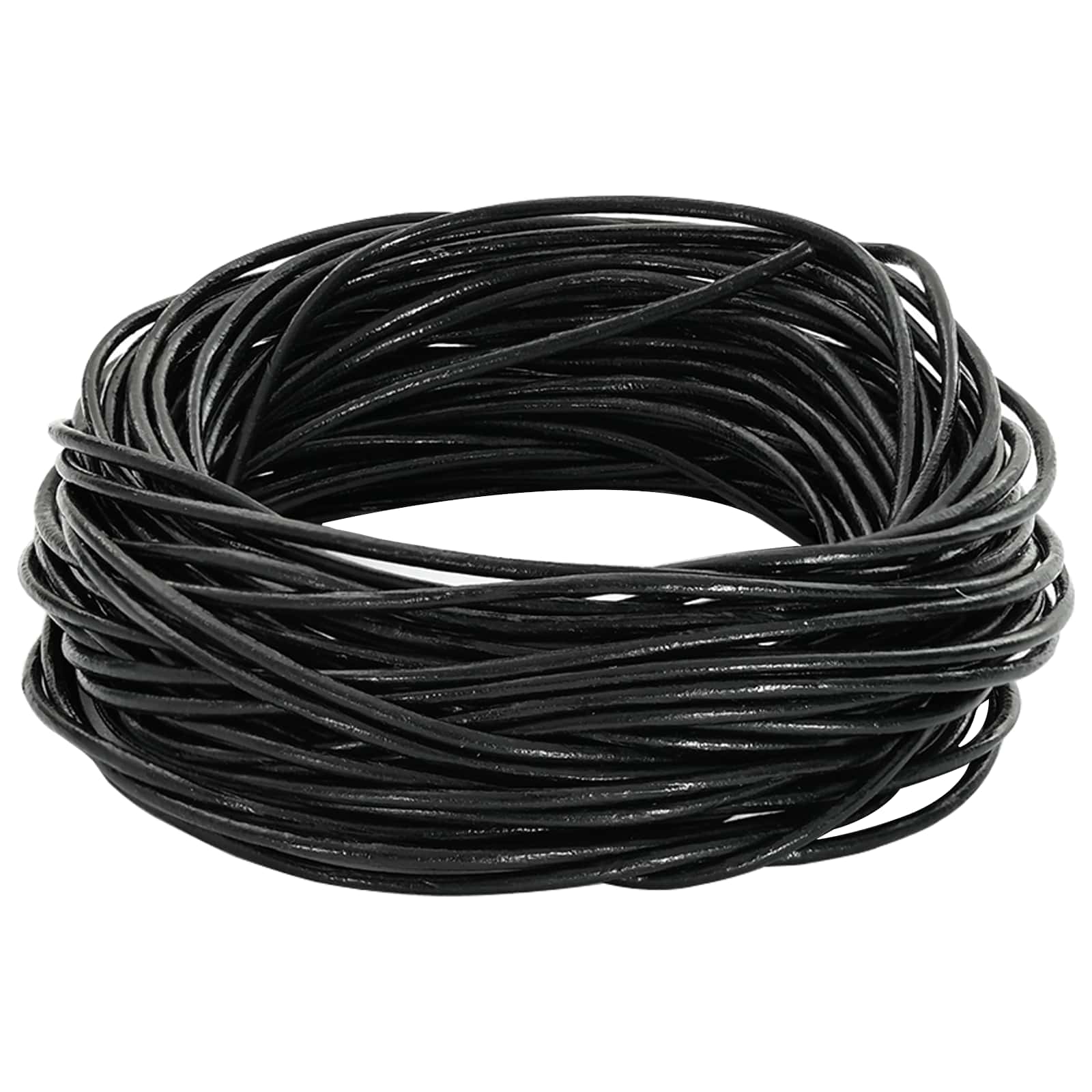 Kožni konop Crna Ø1 mm x 50 m Koža