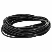 Kožni konop Crna Ø3 mm x 5 m Koža