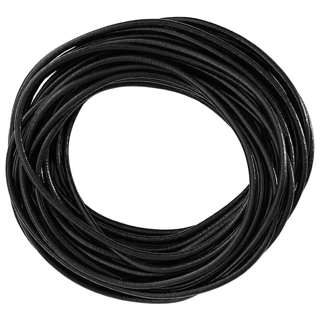 Kožni konop Crna Ø3 mm x 50 m Koža