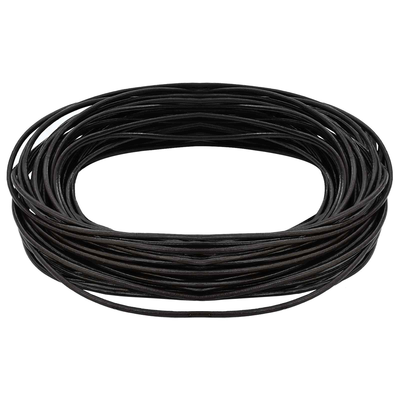 Kožni konop Tamno smeđa Ø2 mm x 10 m Koža