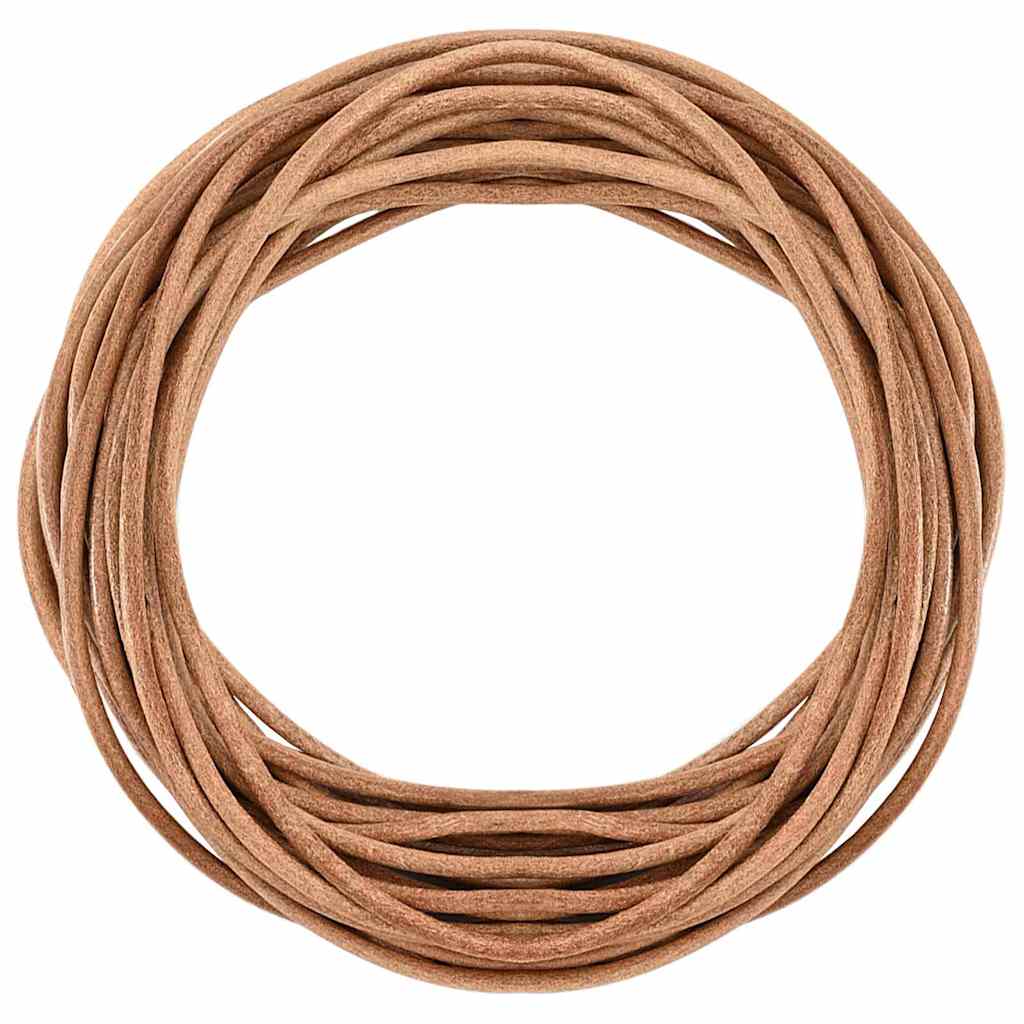 Kožni konop Smeđa Ø2,5 mm x 50 m Koža