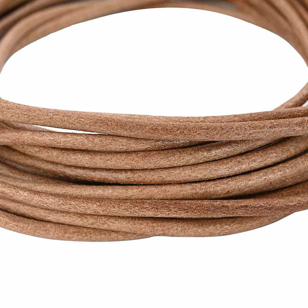 Kožni konop Smeđa Ø4 mm x 50 m Koža