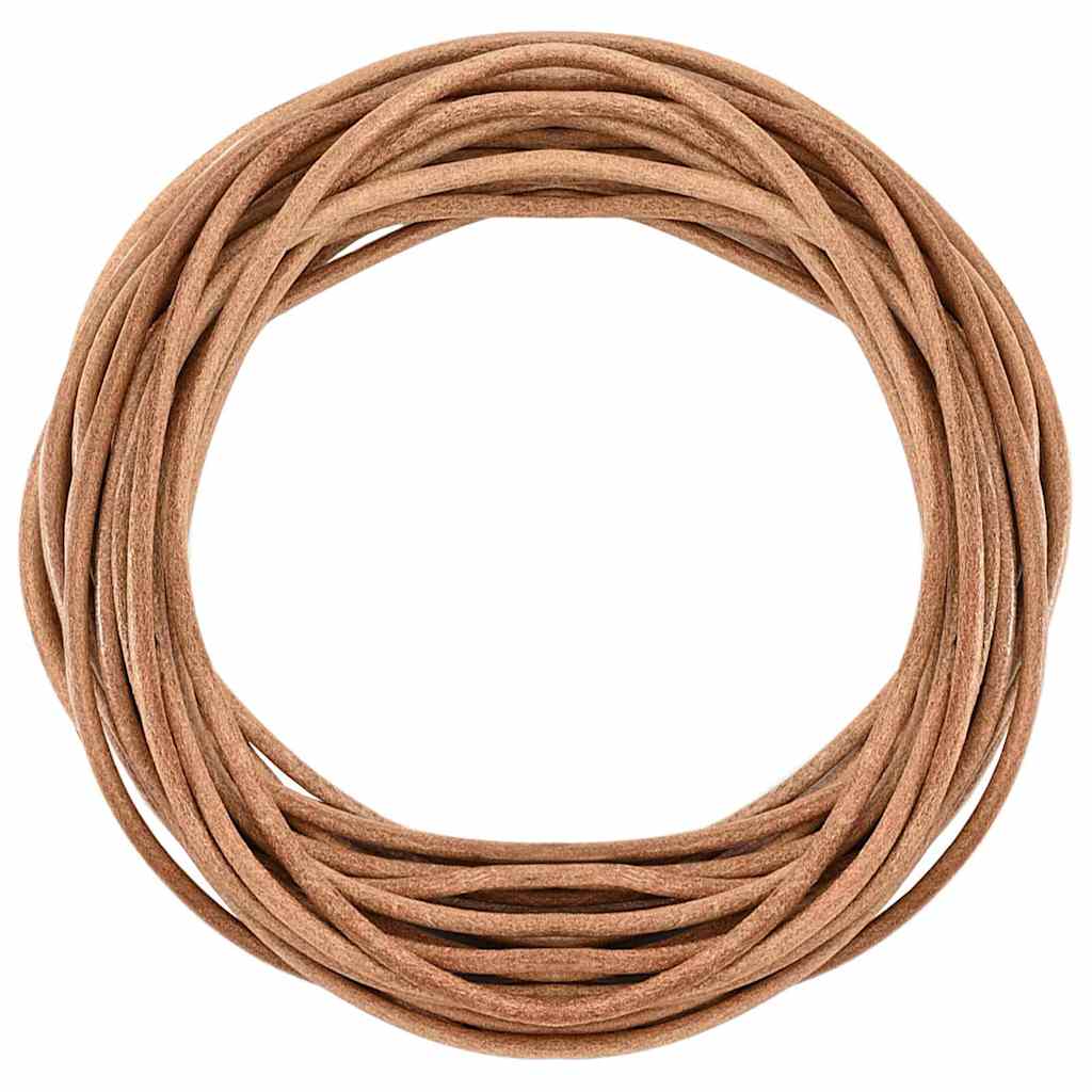 Kožni konop Smeđa Ø4 mm x 50 m Koža