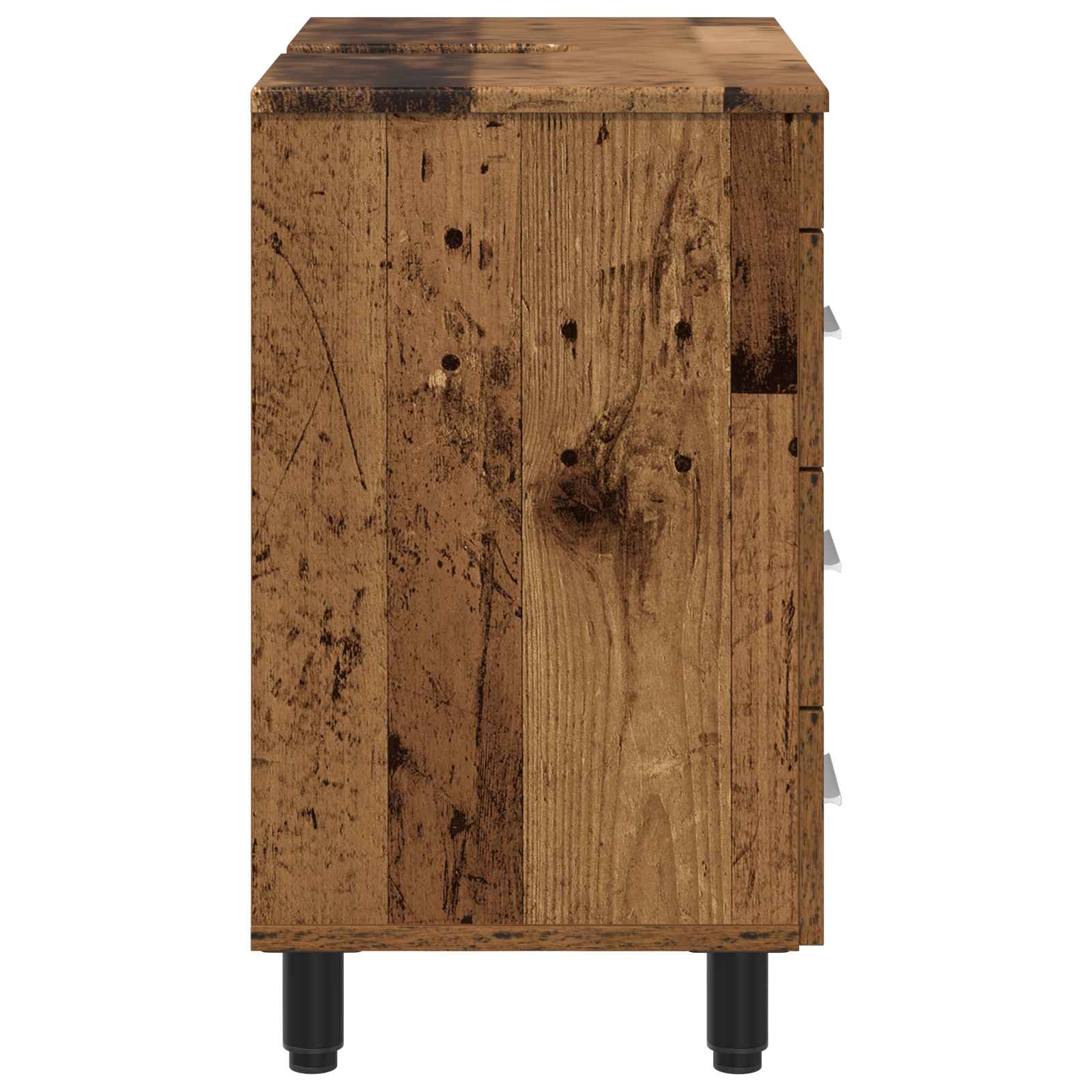 Toaletna jedinica Staro drvo 60 x 35 x 60 cm Konstruirano drvo