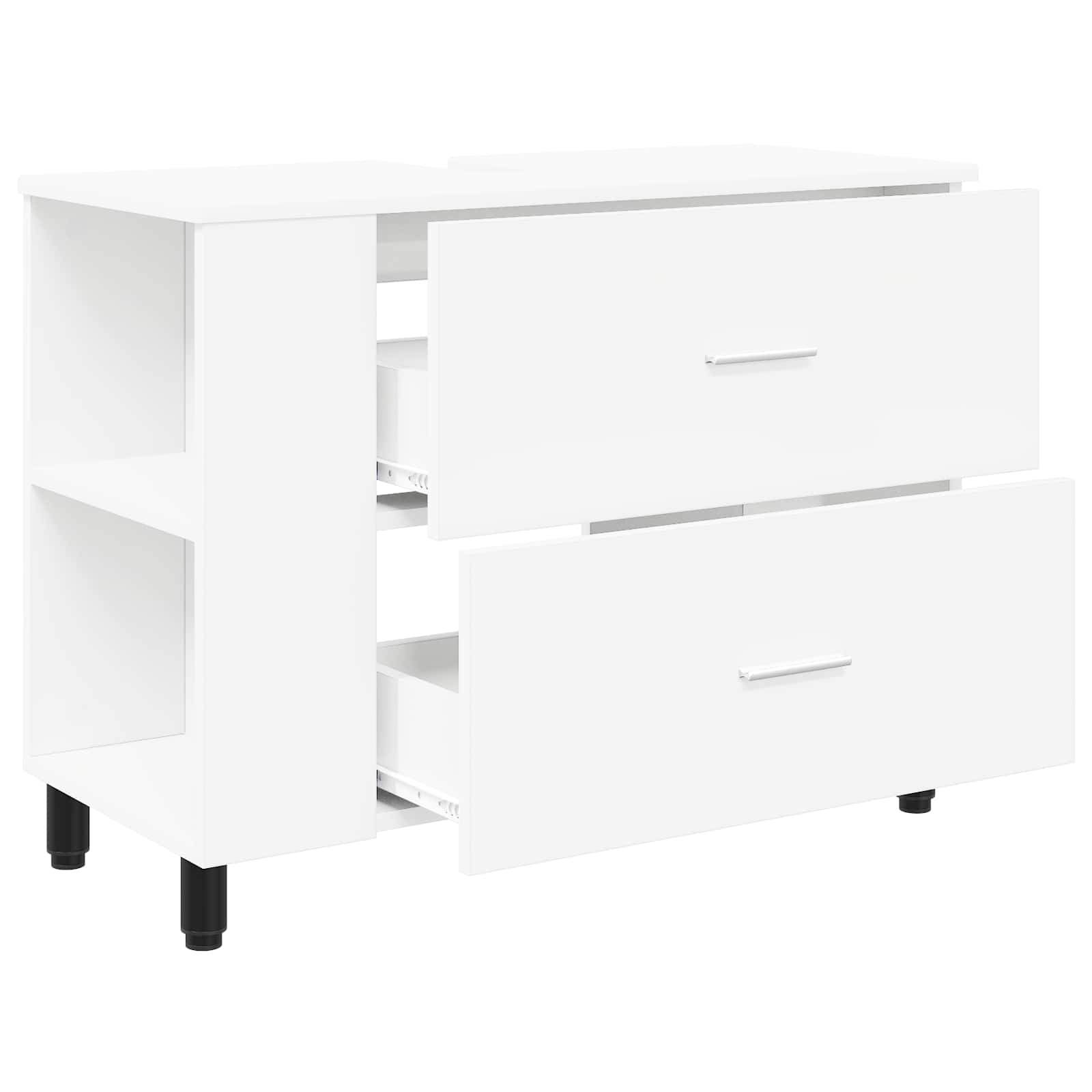 Toaletna jedinica Bijela 80 x 35 x 60 cm Konstruirano drvo