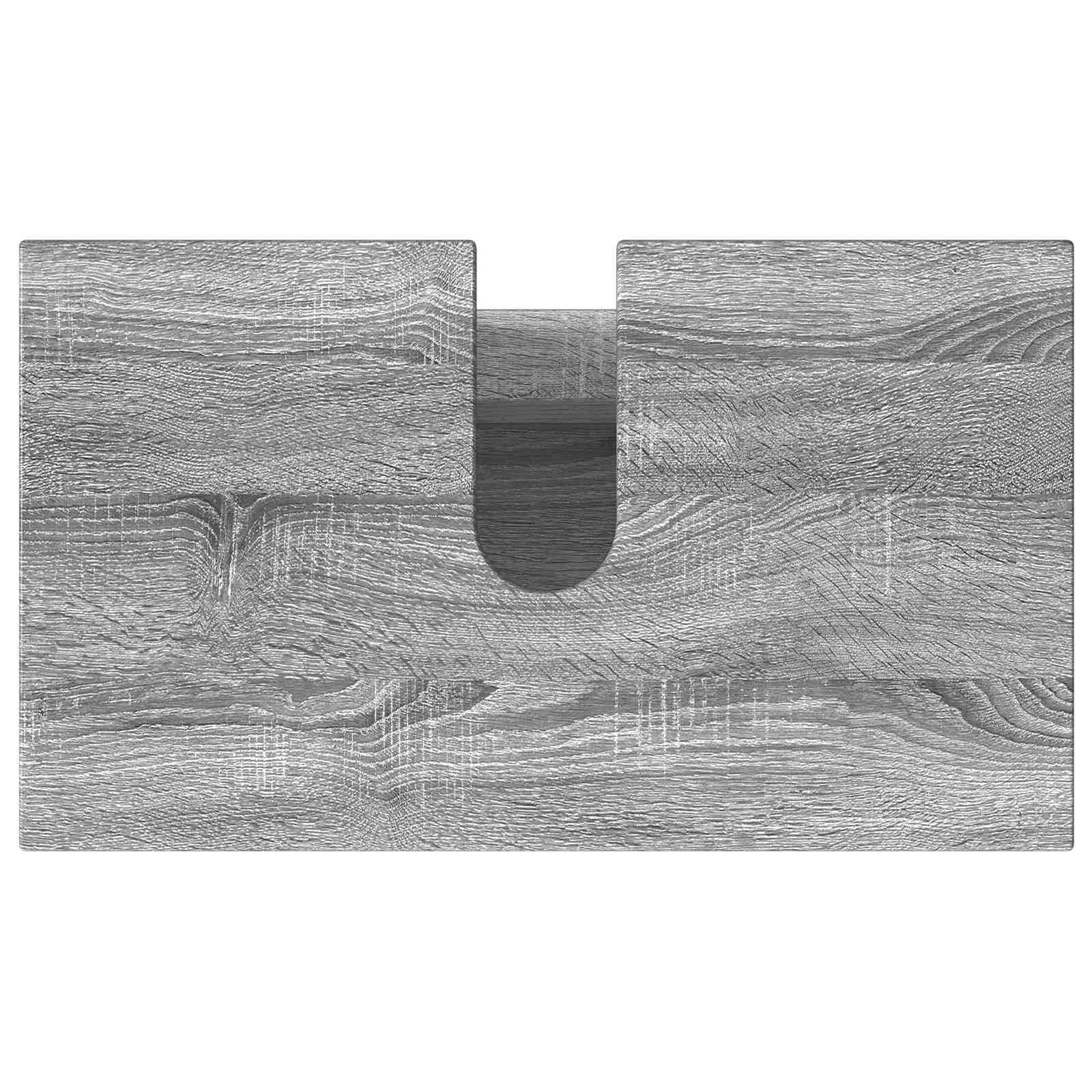 Toaletna jedinica Siva Sonoma 60 x 35 x 60 cm Konstruirano drvo