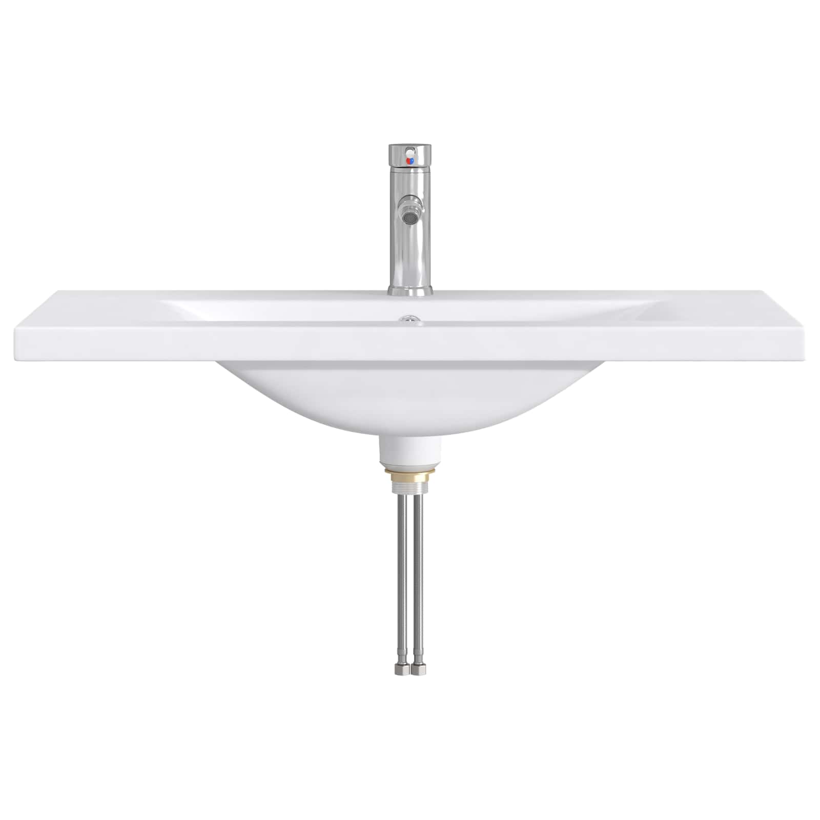 Umivaonik za kupaonicu Krom 81 x 40 x 17,5 cm Metal