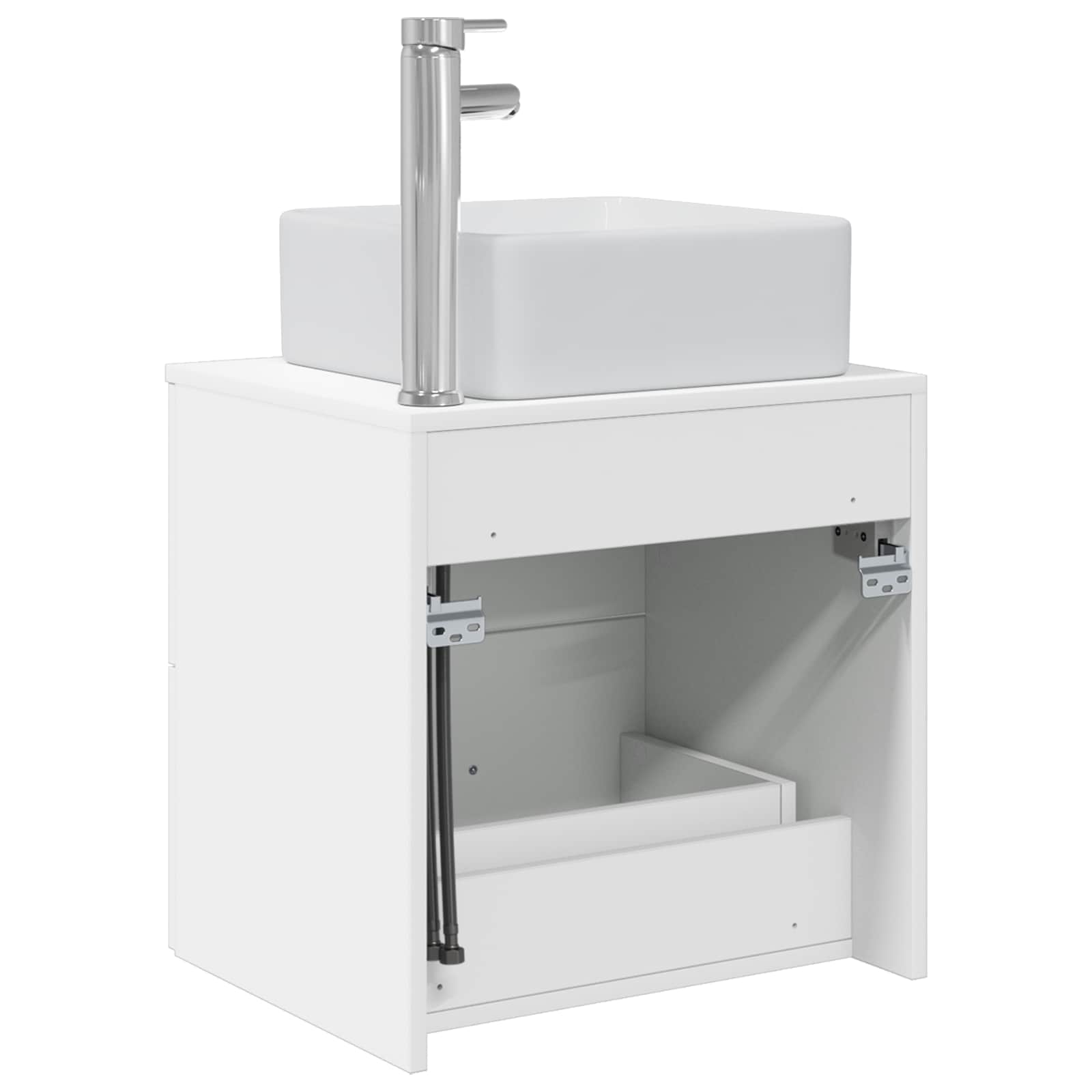 Umivaonik s policom Bijela 49,5 x 41 x 63 cm Konstruirano drvo
