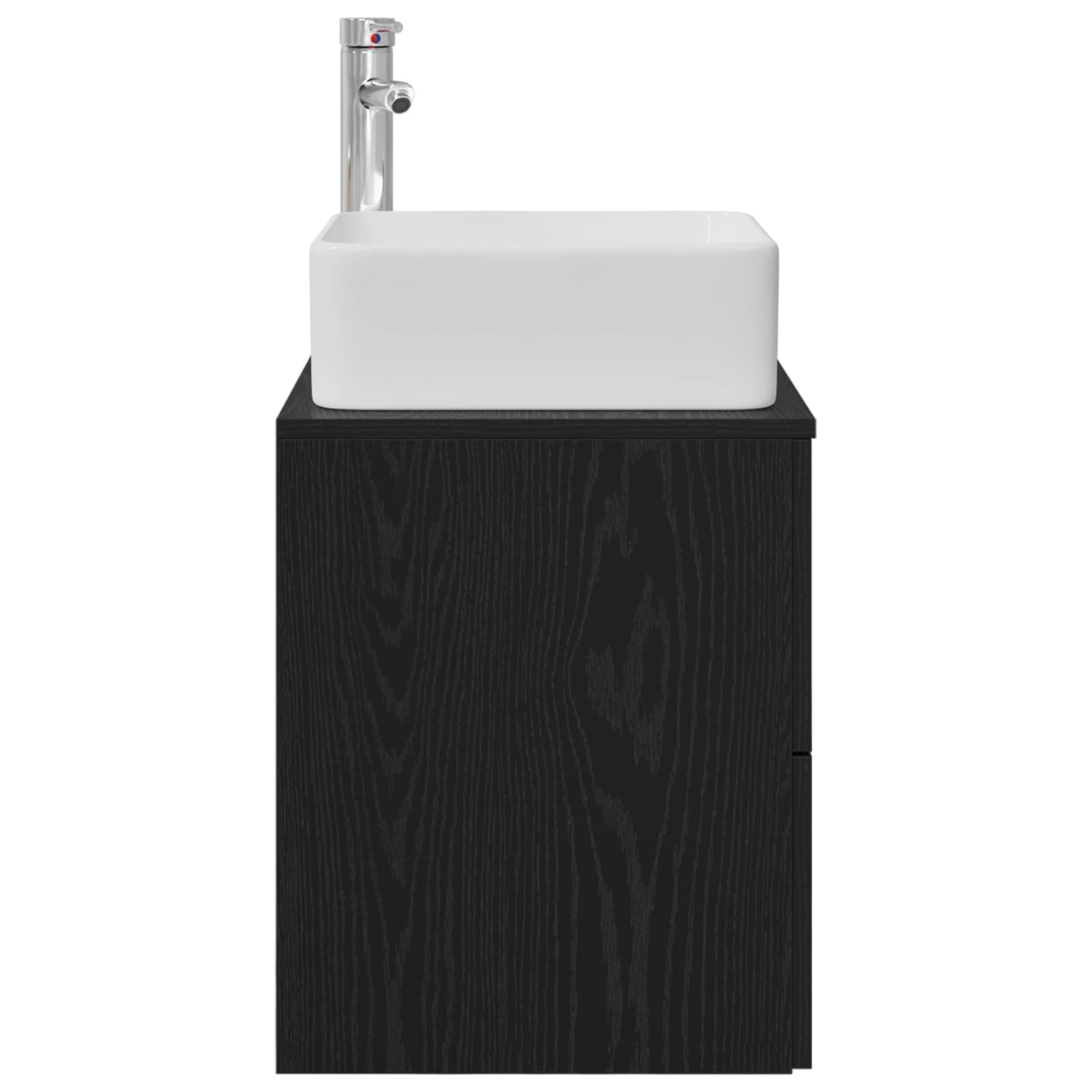 Umivaonik s policom Crni hrast 49,5 x 41 x 63 cm