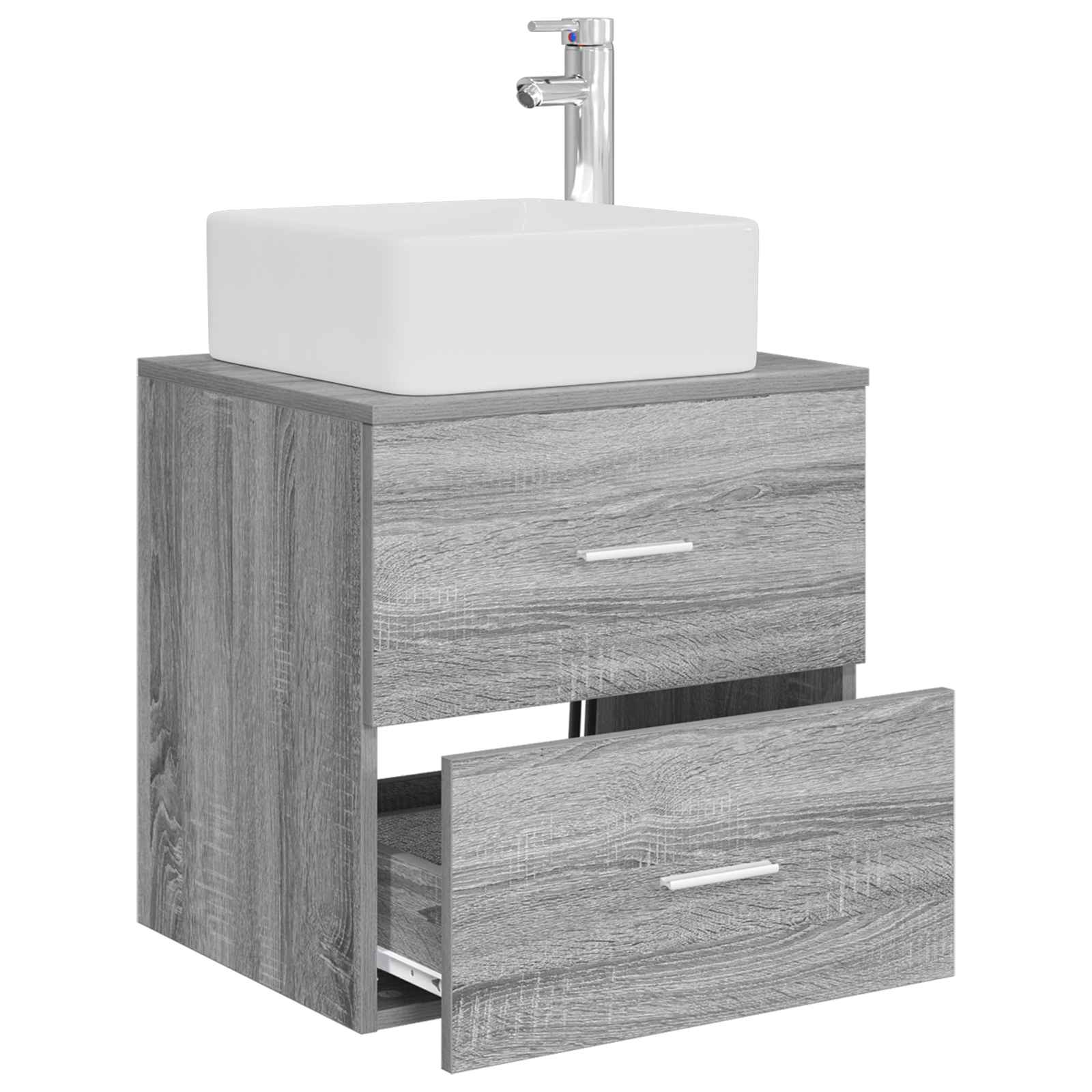Umivaonik s policom Siva Sonoma 49,5 x 41 x 63 cm