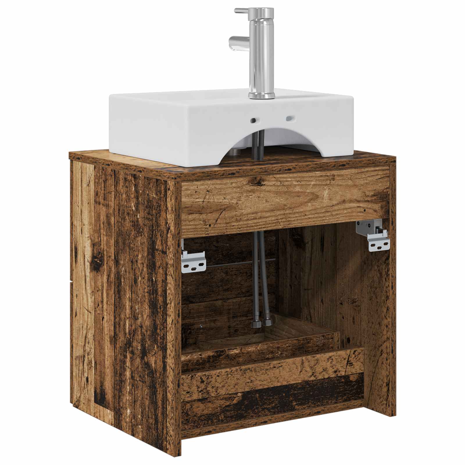 Umivaonik s policom Staro drvo 49,5 x 41 x 62,5 cm