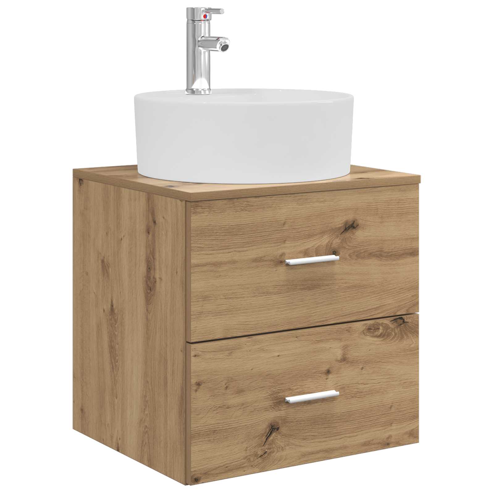 Umivaonik s policom Hrast artisan 49,5 x 44,5 x 65 cm