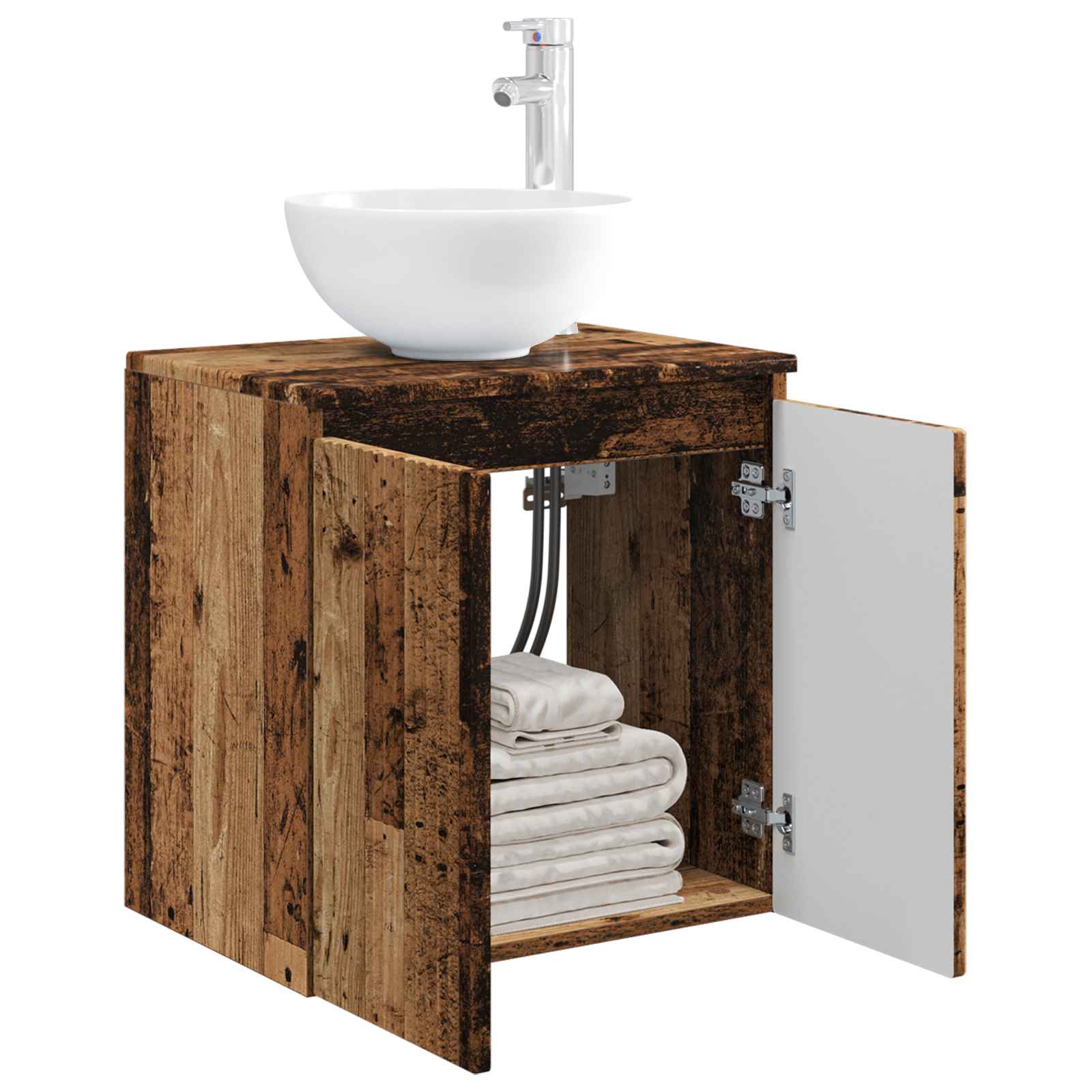 Umivaonik s policom Staro drvo 49,5 x 41 x 64,5 cm