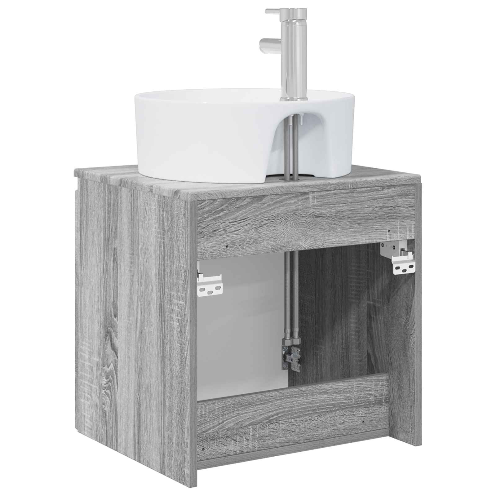 Umivaonik s policom Siva Sonoma 49,5 x 44,5 x 65 cm
