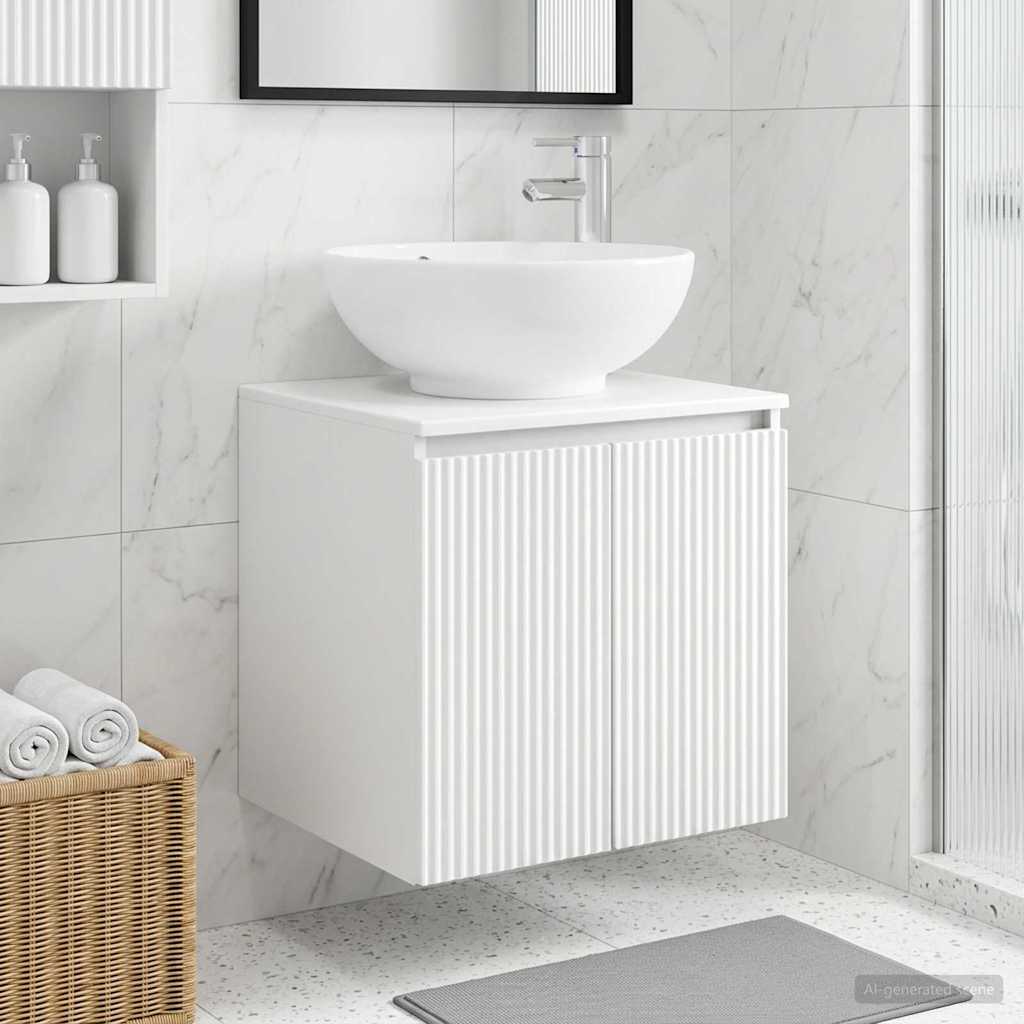 Umivaonik s policom Bijela 49,5 x 44,5 x 65 cm