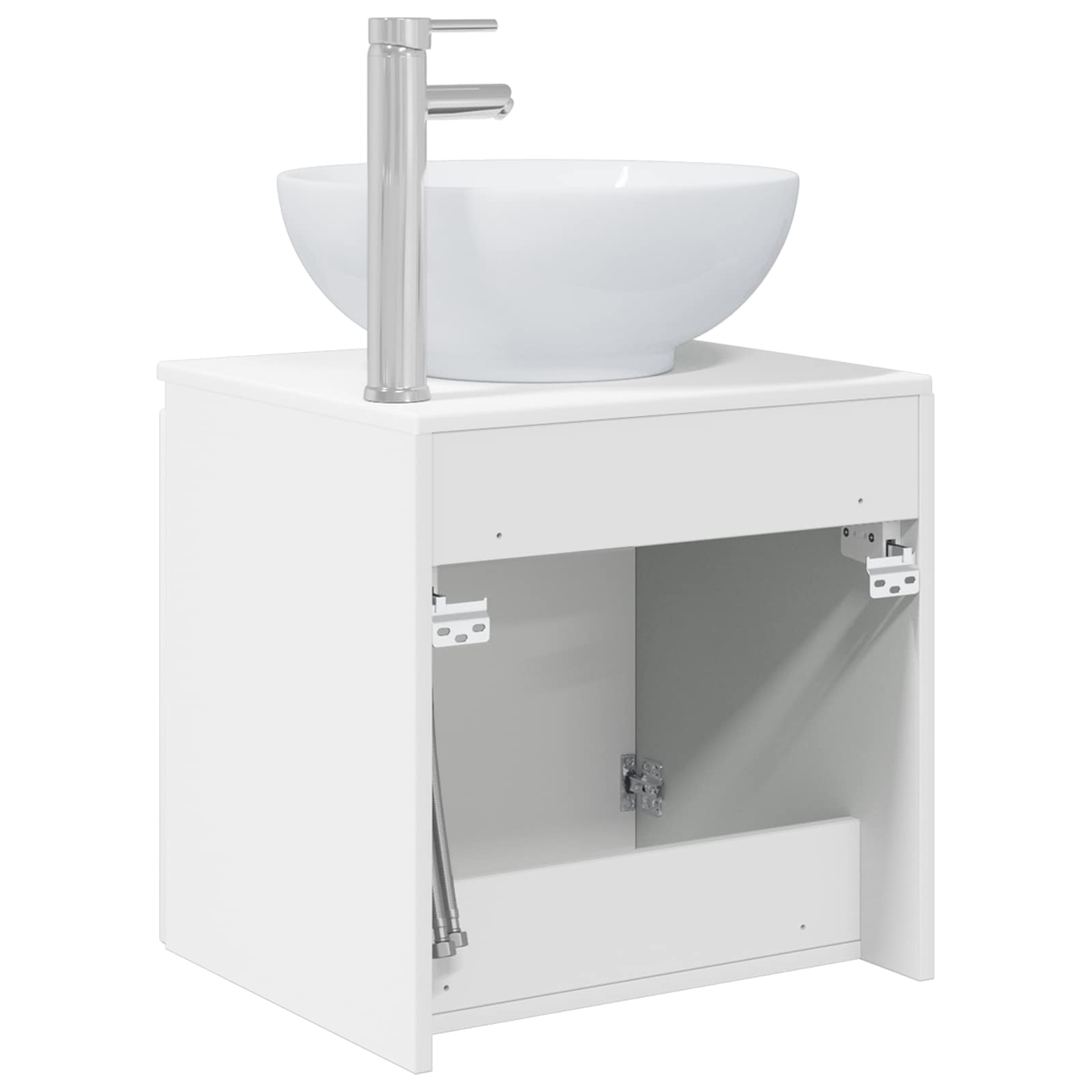 Umivaonik s policom Bijela 49,5 x 44,5 x 65 cm