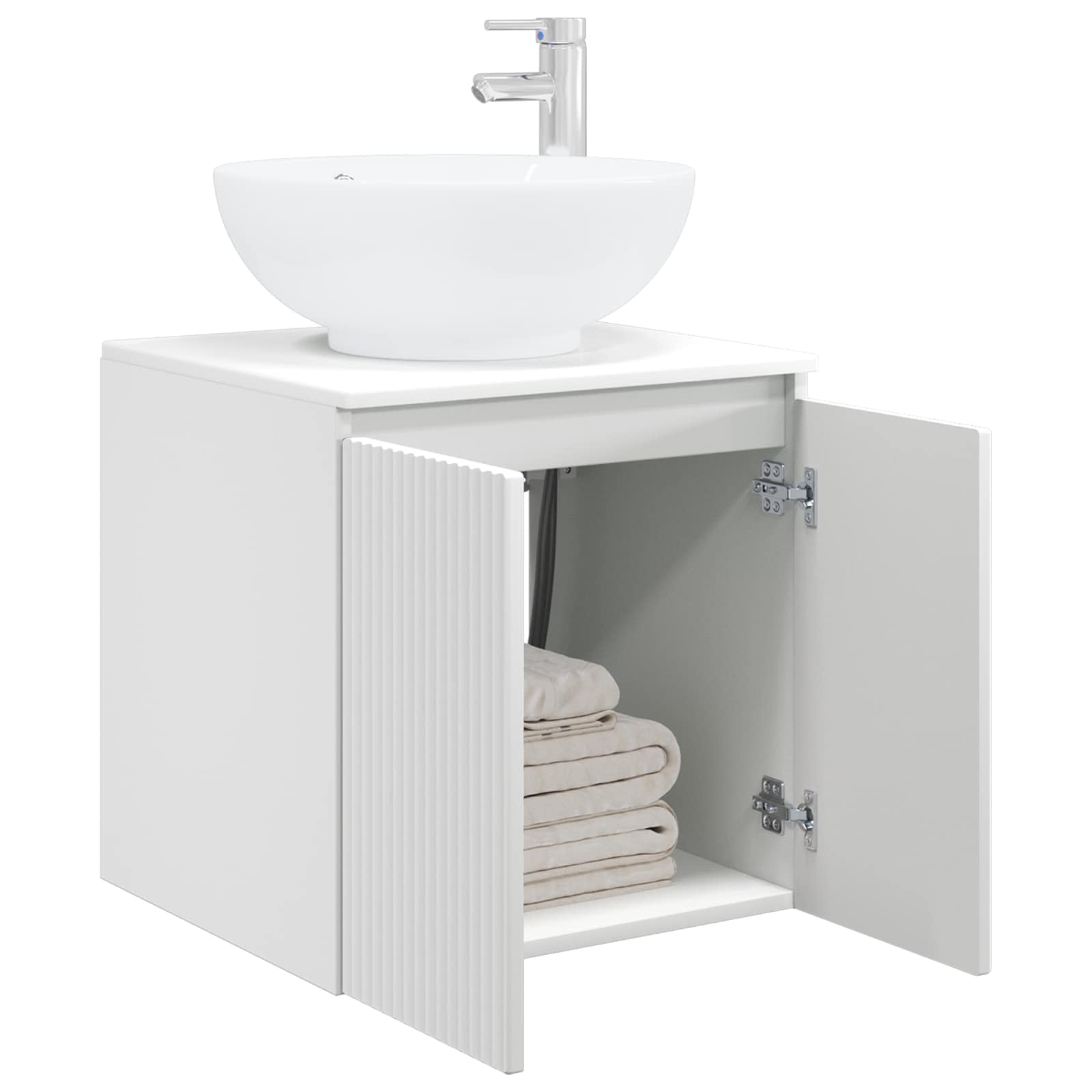 Umivaonik s policom Bijela 49,5 x 44,5 x 65 cm