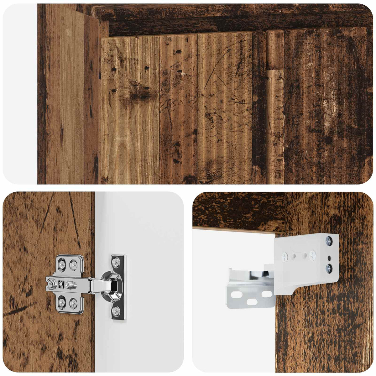 Umivaonik s policom Staro drvo 49,5 x 44,5 x 65 cm