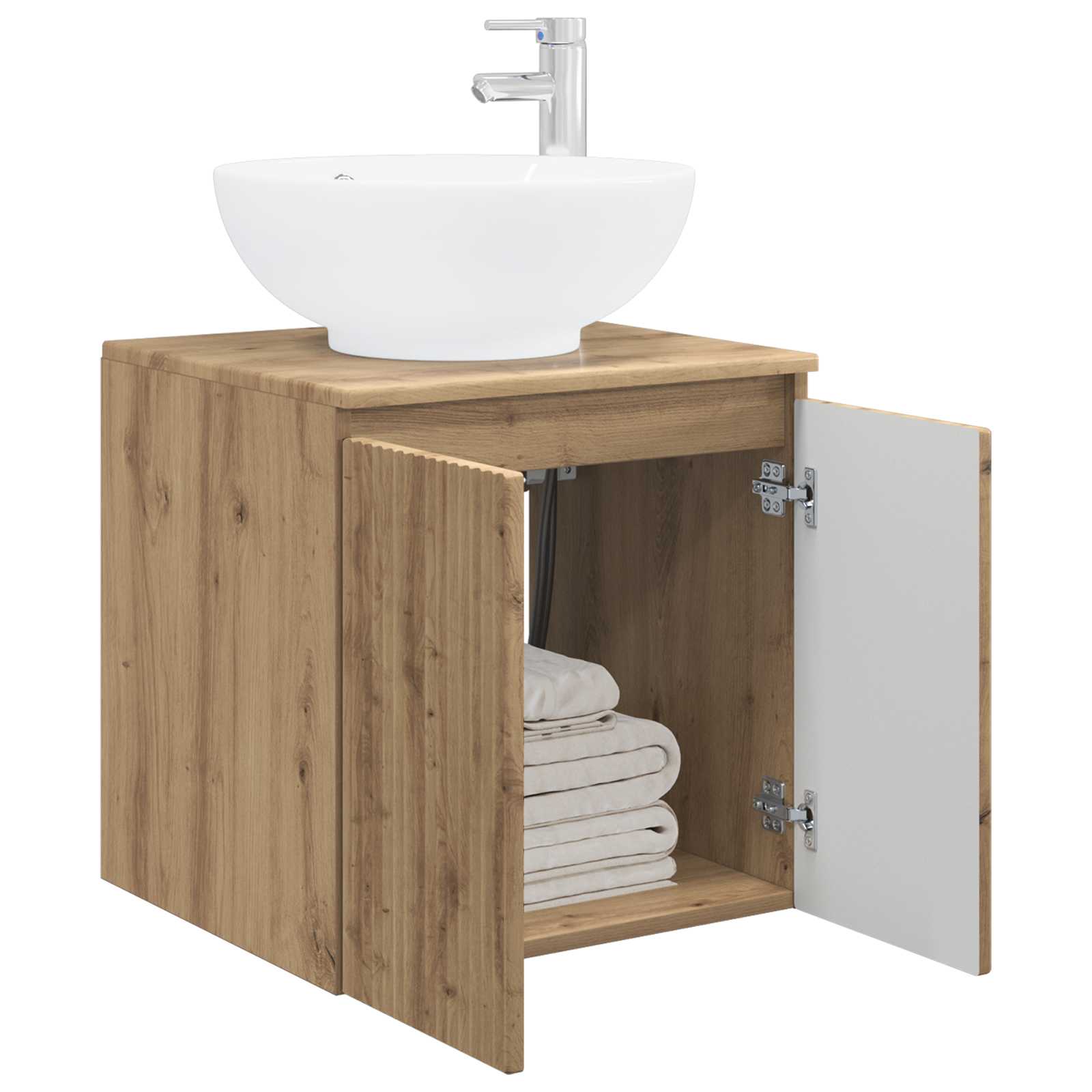 Umivaonik s policom Hrast artisan 49,5 x 44,5 x 65 cm