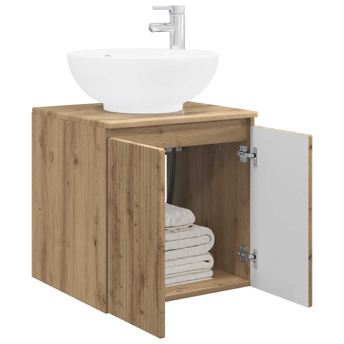 Umivaonik s policom Hrast artisan 49,5 x 44,5 x 65 cm
