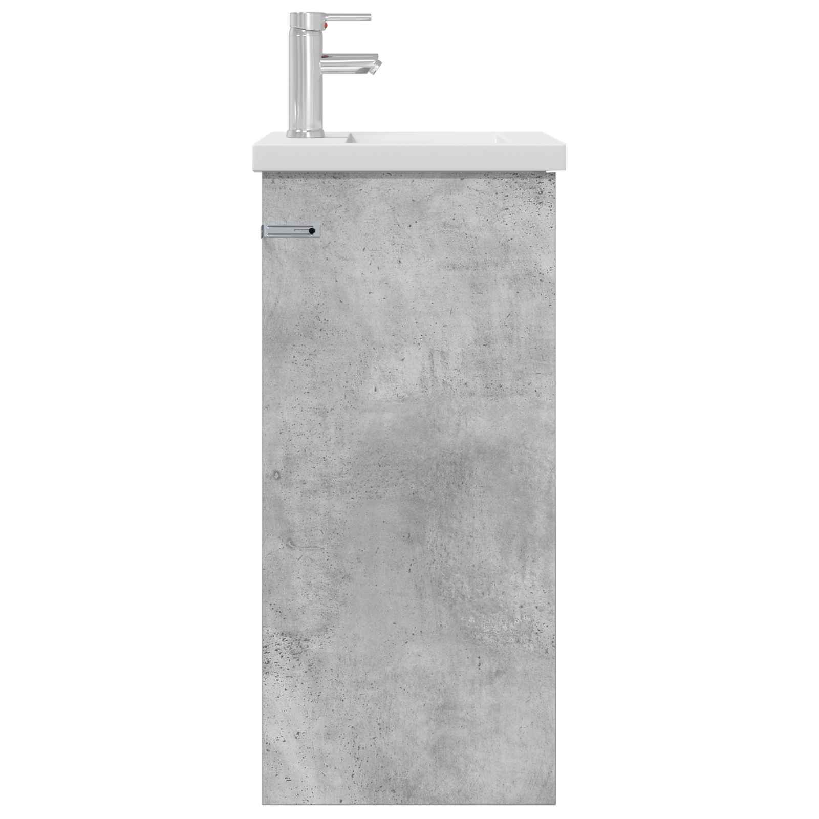 Kupaonski umivaonik s sudoperom Betonska siva 42 x 40 x 84,5 cm