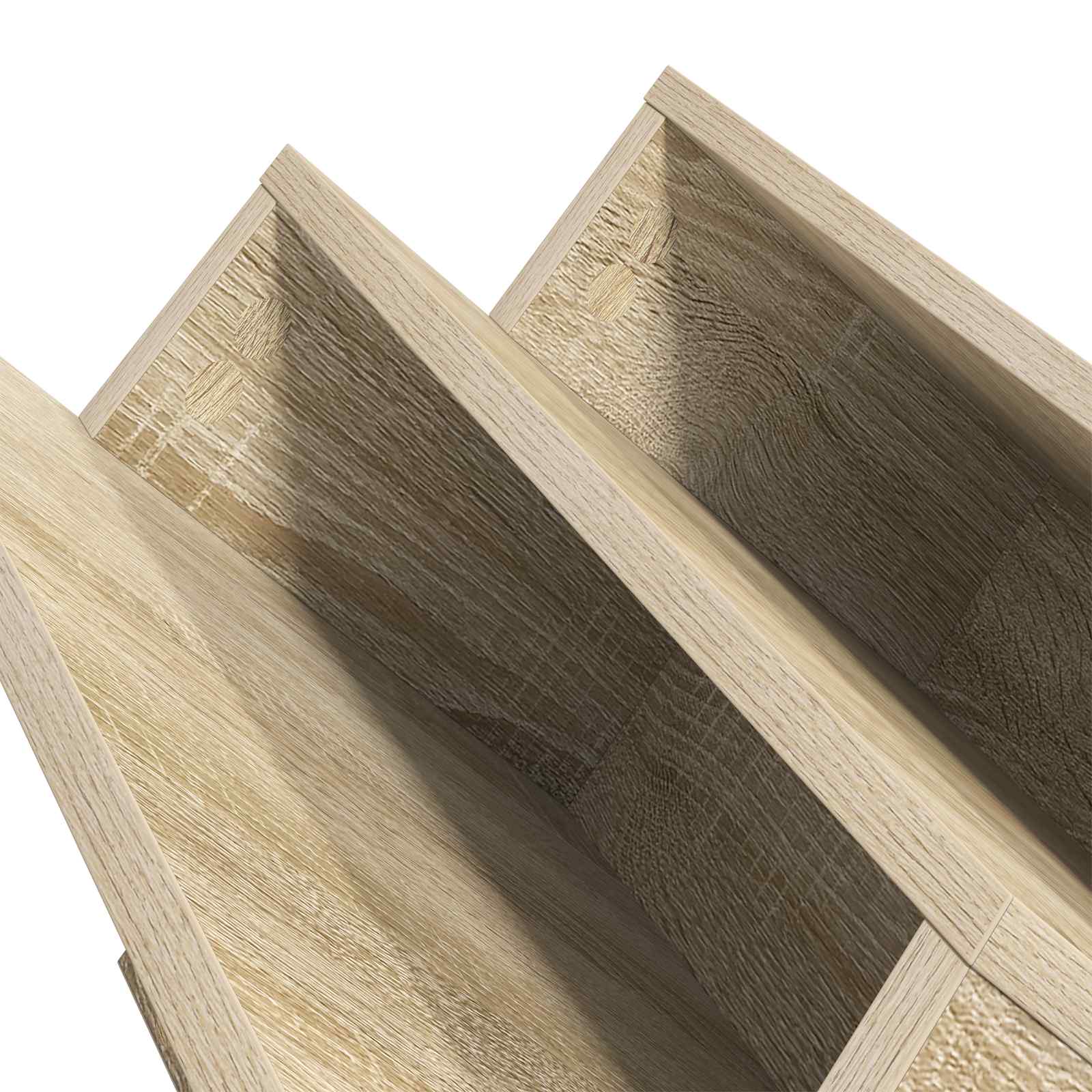 Polica za časopise s policom Sonoma hrast 53 x 40 x 28,5 cm
