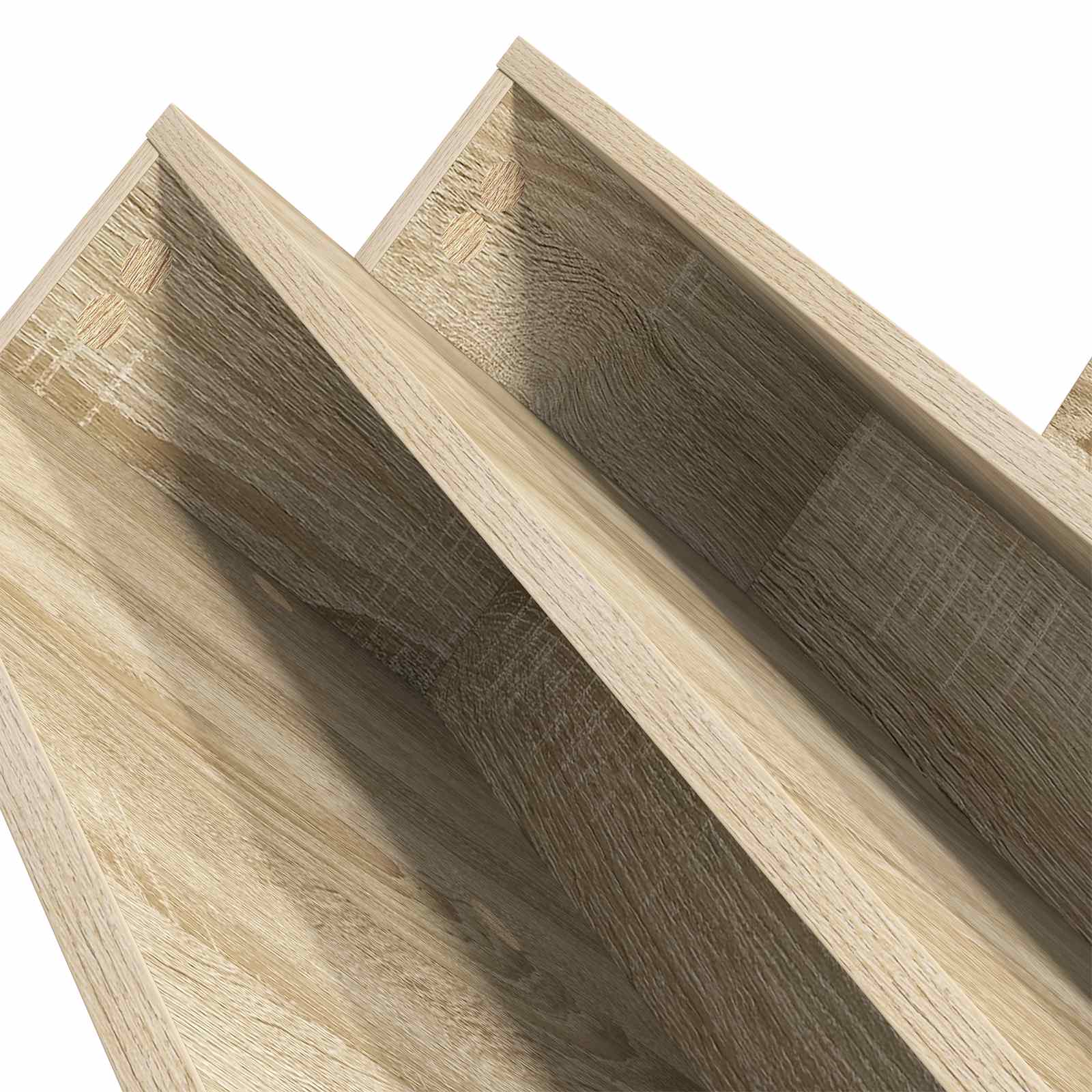 Polica za časopise s policom Sonoma hrast 65 x 53 x 28,5 cm