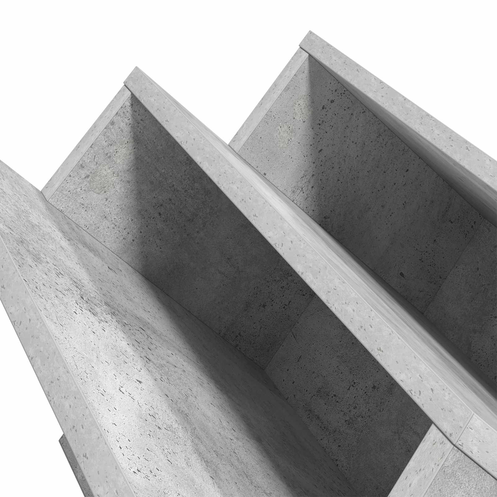 Polica za časopise s policom Betonska siva 90 x 53 x 28,5 cm