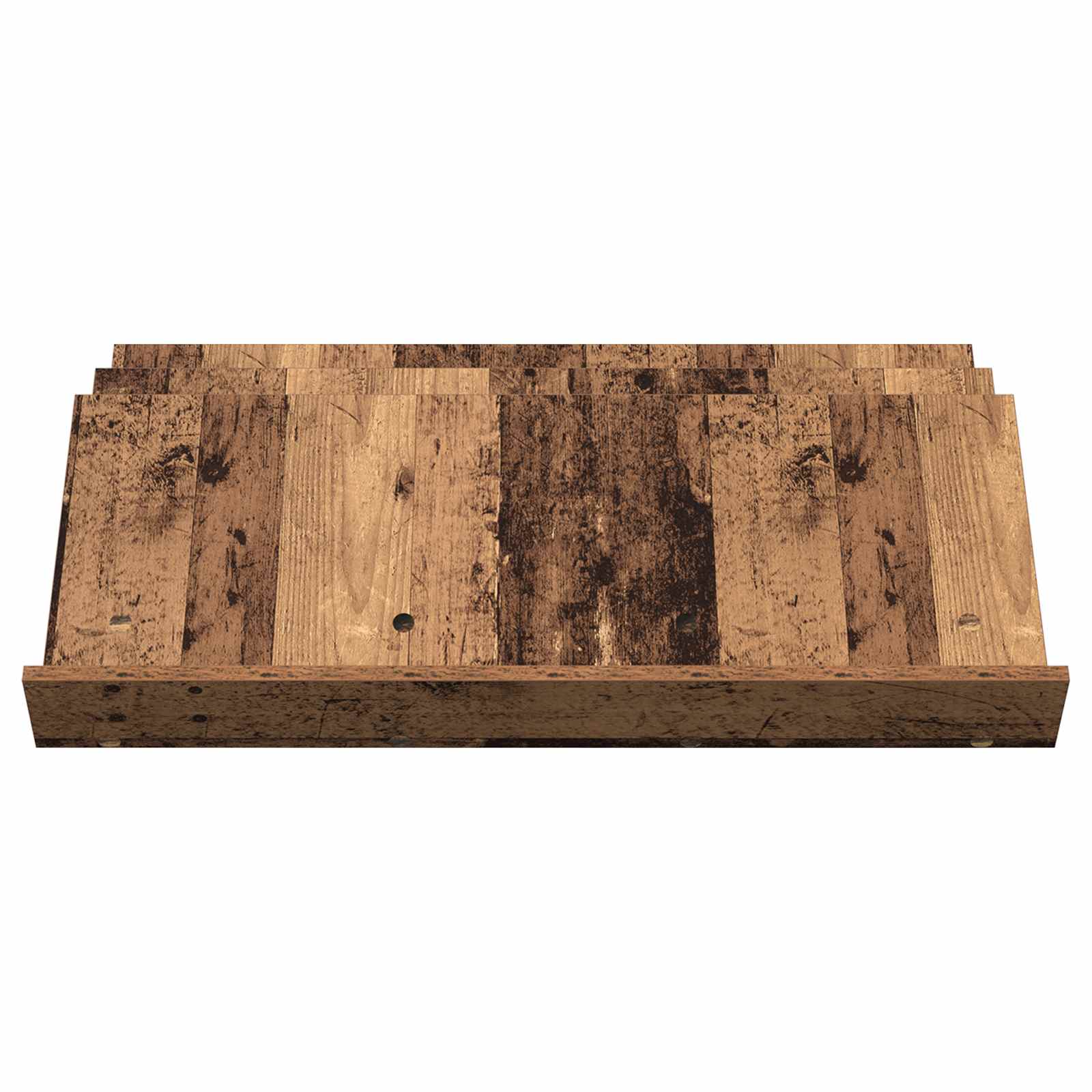 Polica za časopise s policom Staro drvo 90 x 53 x 28,5 cm