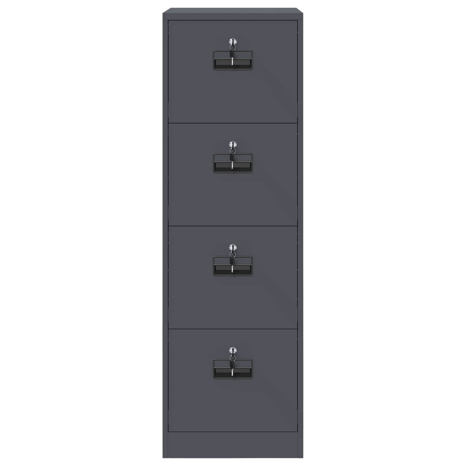 Kabinet za datoteke s ladicama 2 pcs Antracit 44 x 50 x 139 cm