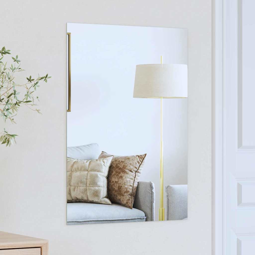 Zidno ogledalo Pravokutni Staklo otporno na udarce 70 x 50 cm