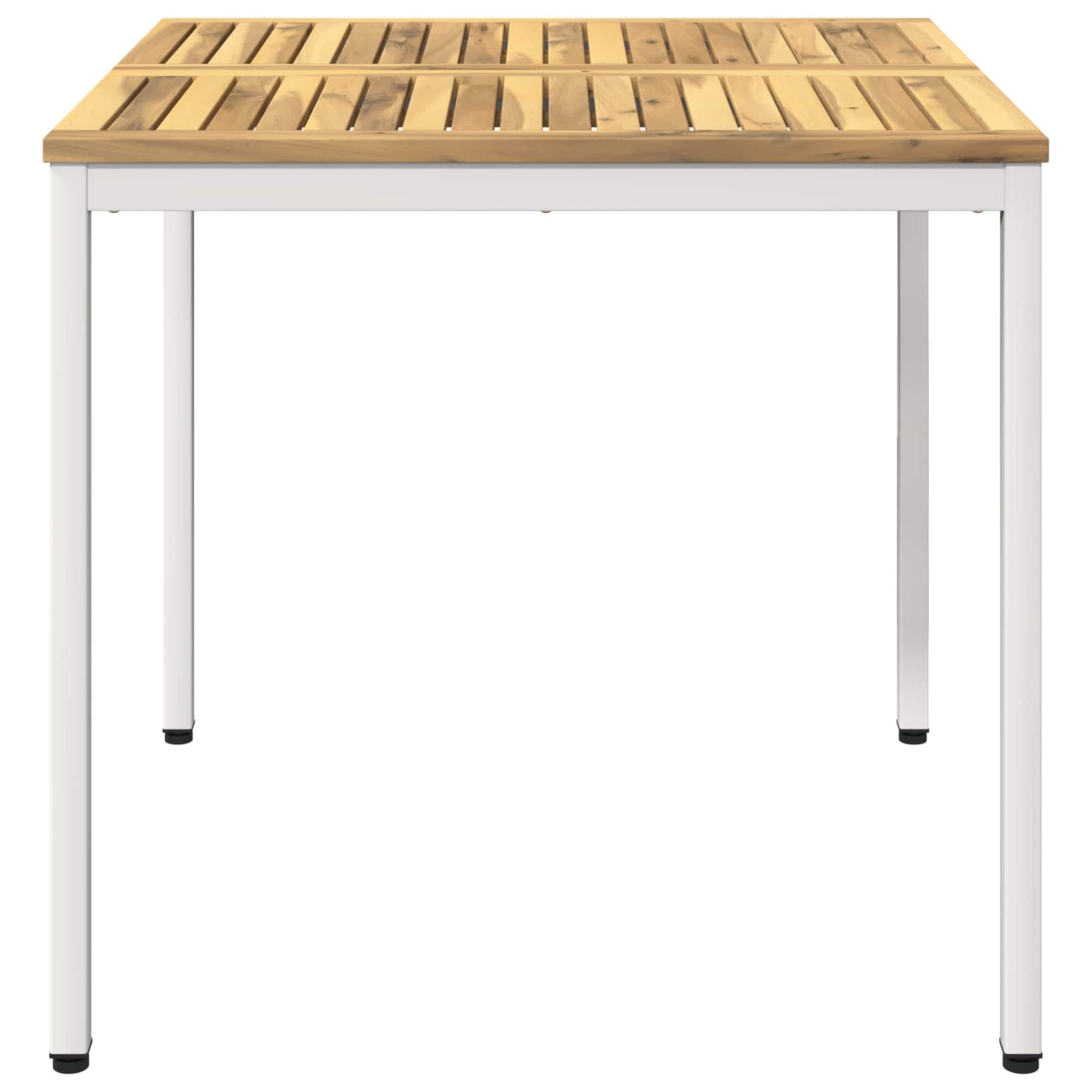 Stol za večeru u vrtu Bijela 80 x 80,5 x 75 cm