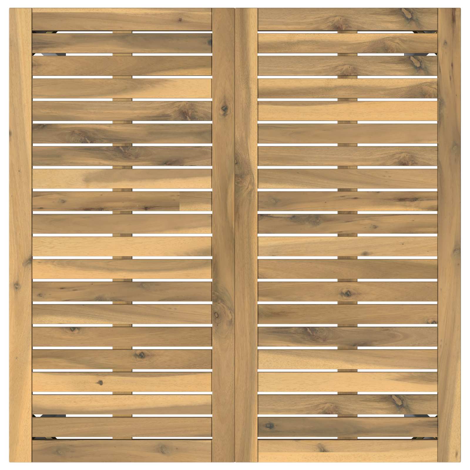 Stol za večeru u vrtu Bijela 80 x 80,5 x 75 cm
