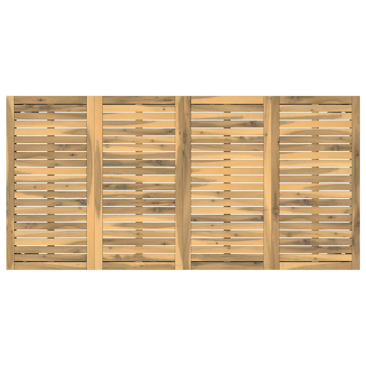 Stol za večeru u vrtu Bijela 147 x 88,5 x 75 cm