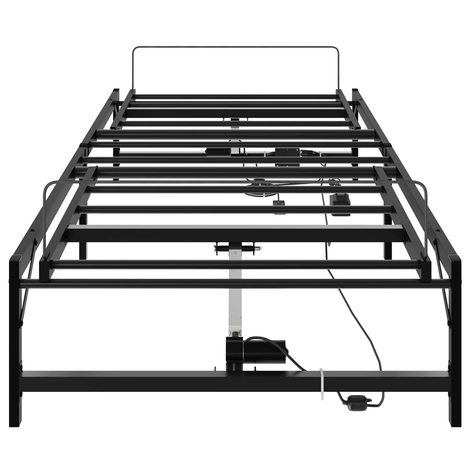 Električni podesivi okvir kreveta Crna 90 x 190 cm Čelik