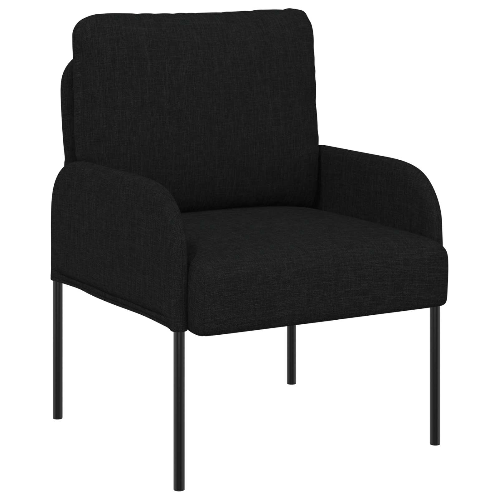 Setovi sofa s jastukom 3 pcs Crna 115 x 56 x 80 cm Šperploča