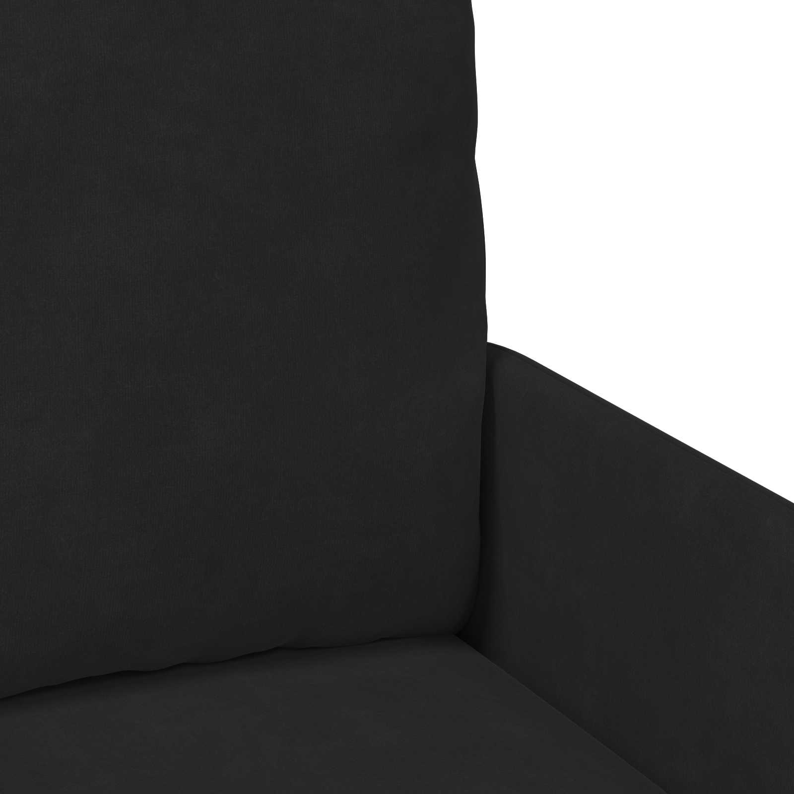 Setovi sofa s jastukom 3 pcs Crna 115 x 56 x 80 cm Šperploča