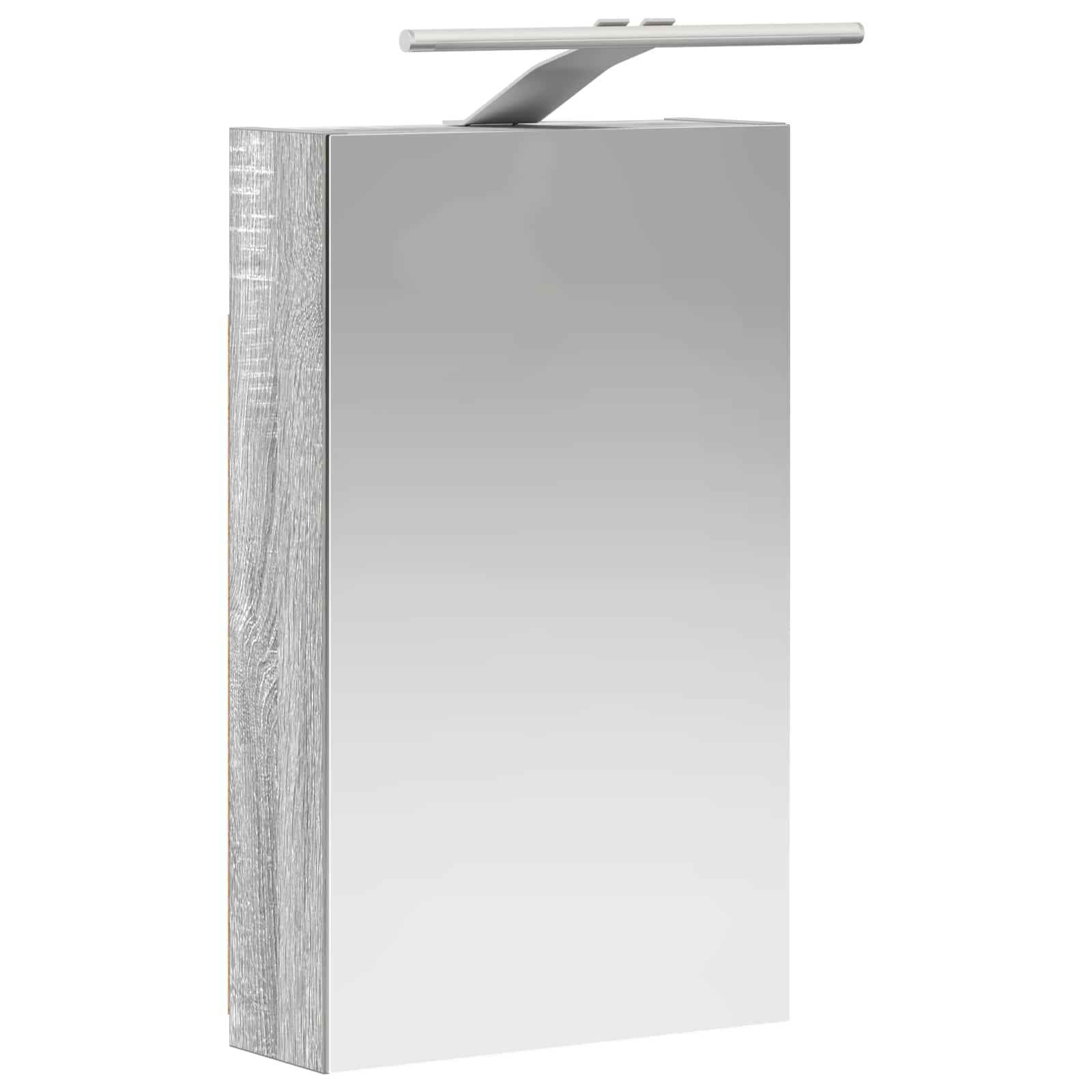 Kupaonski ormar s ogledalom Zidne Siva Sonoma 30 x 10,5 x 50 cm