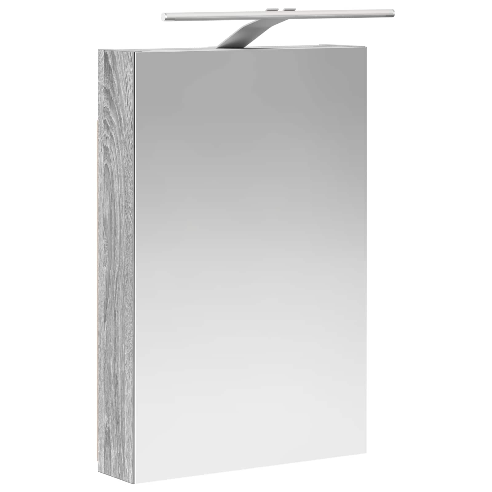 Kupaonski ormar s ogledalom Siva Sonoma 40 x 10,5 x 60,5 cm