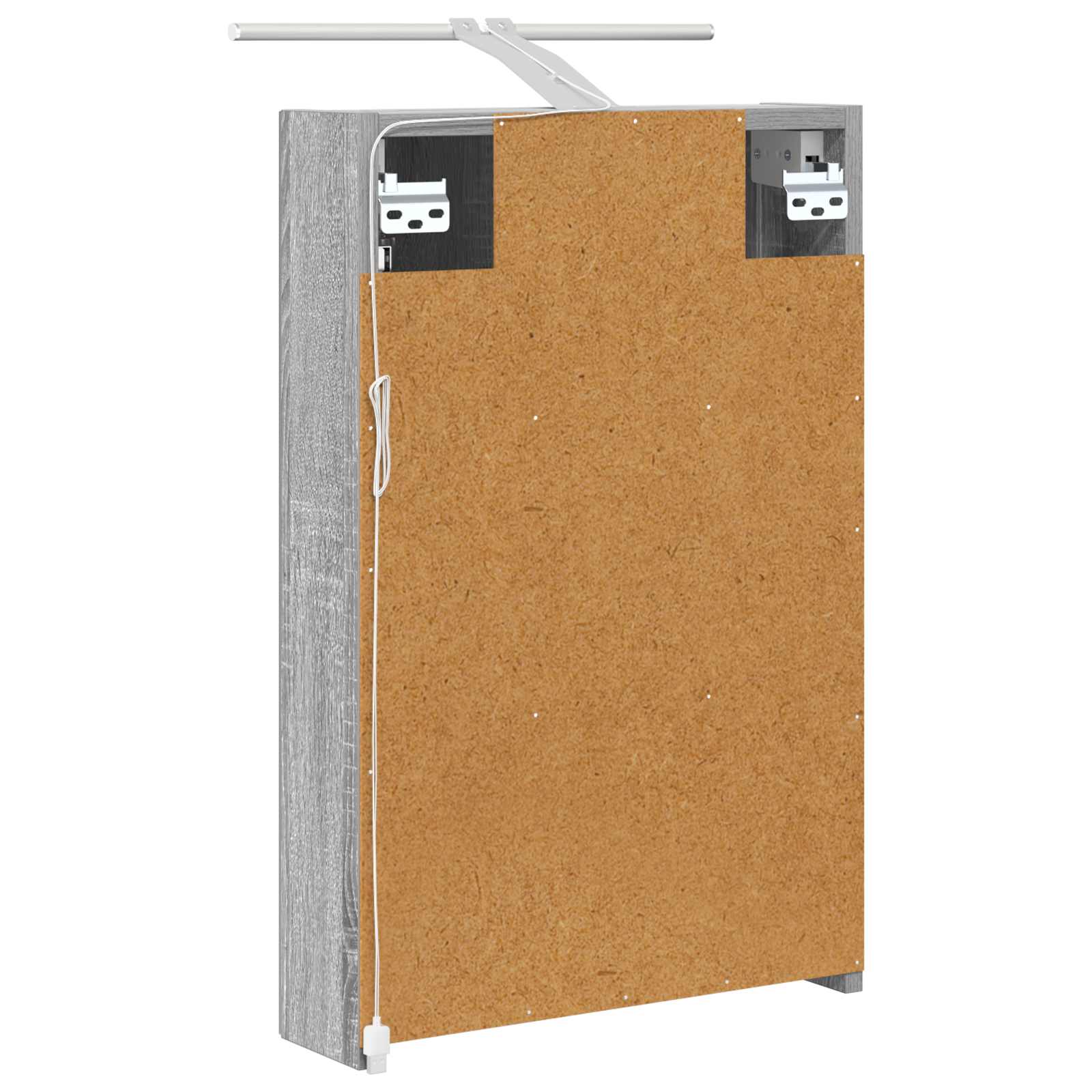 Kupaonski ormar s ogledalom Siva Sonoma 40 x 10,5 x 60,5 cm