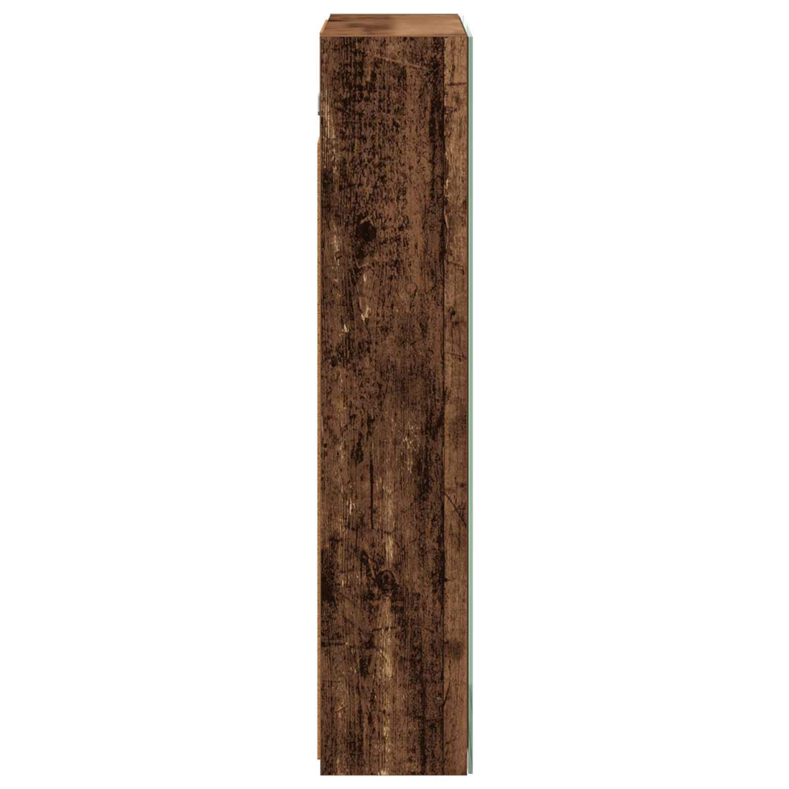 Kupaonski ormar s ogledalom Zidne Staro drvo 50 x 14,5 x 70 cm