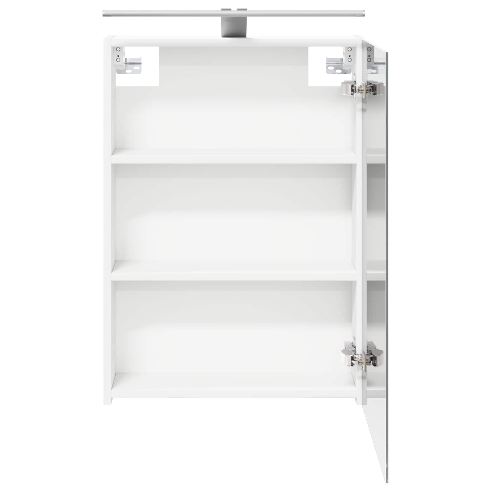 Kupaonski ormar s ogledalom s policom Bijelo 50 x 14,5 x 70 cm