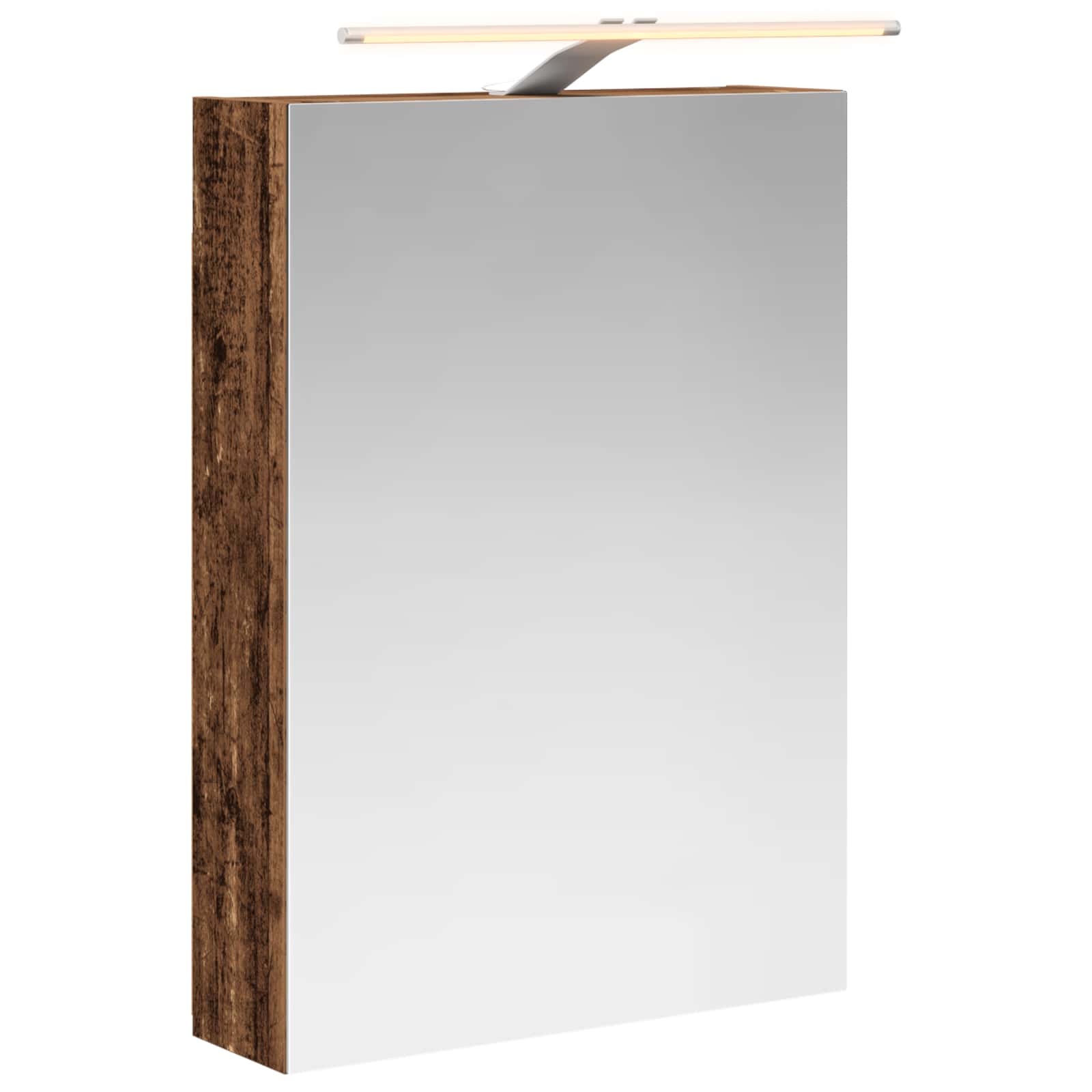 Kupaonski ormar s ogledalom Zidne Staro drvo 50 x 14,5 x 70 cm